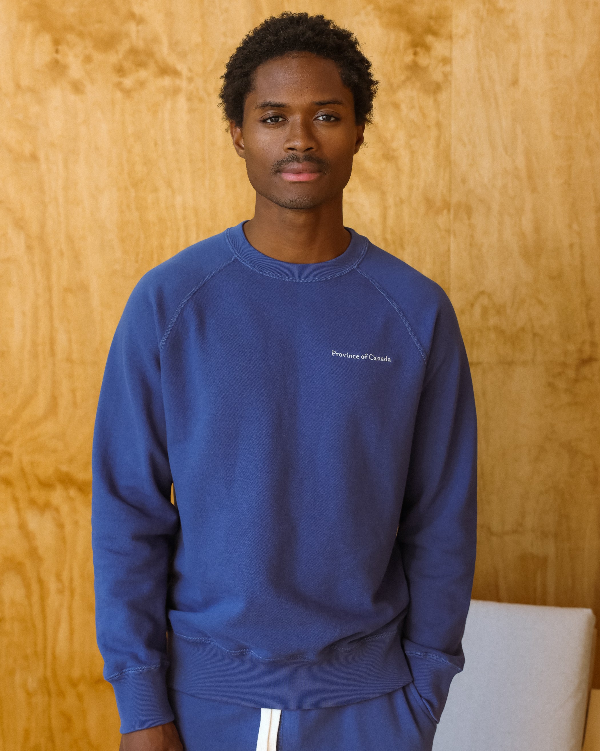 Made in Canada 100% Cotton French Terry Sweatshirt French Blue - Unisex - Province of Canada