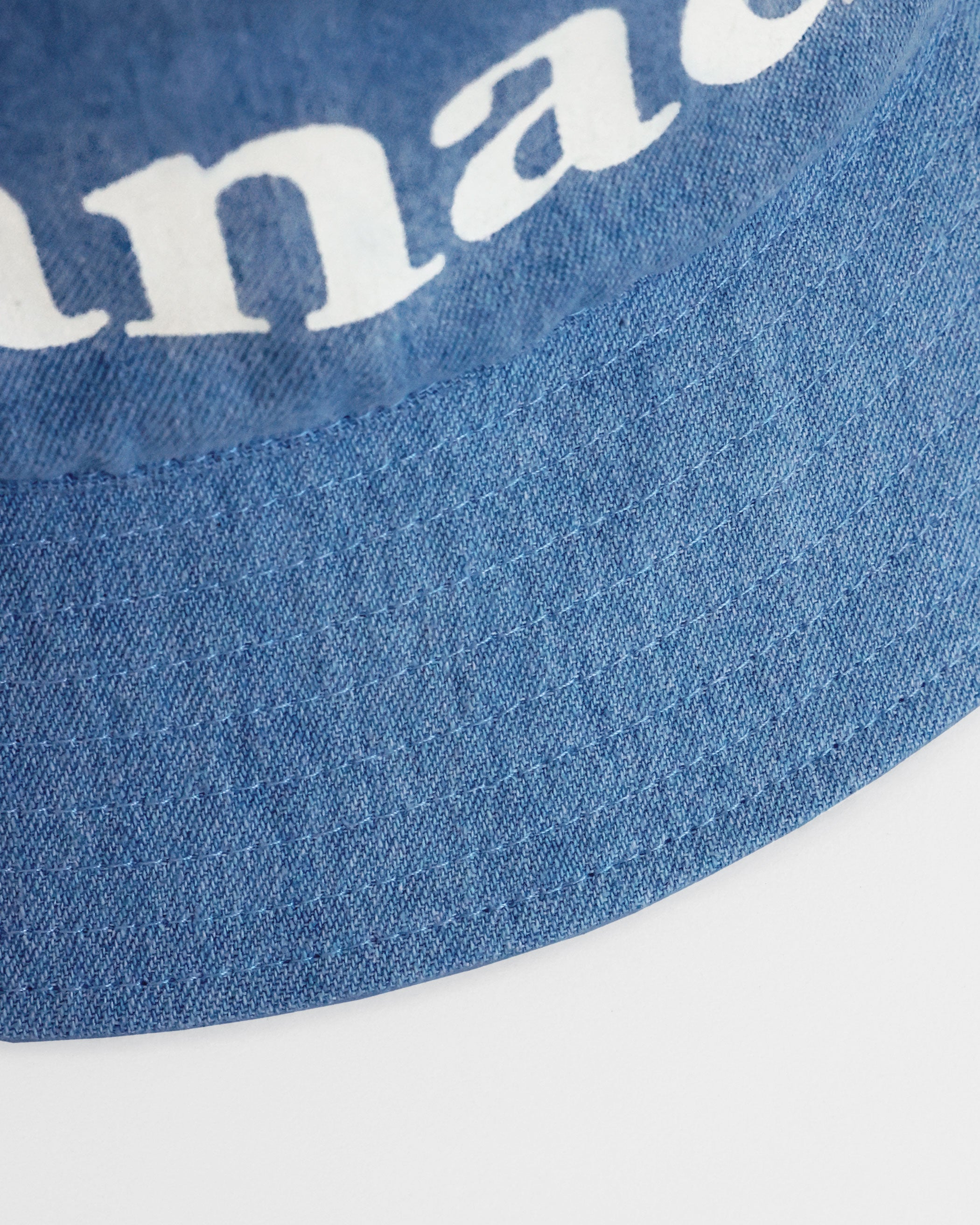 Made in Canada 100% Cotton Wordmark Bucket Hat Denim - Province of Canada
