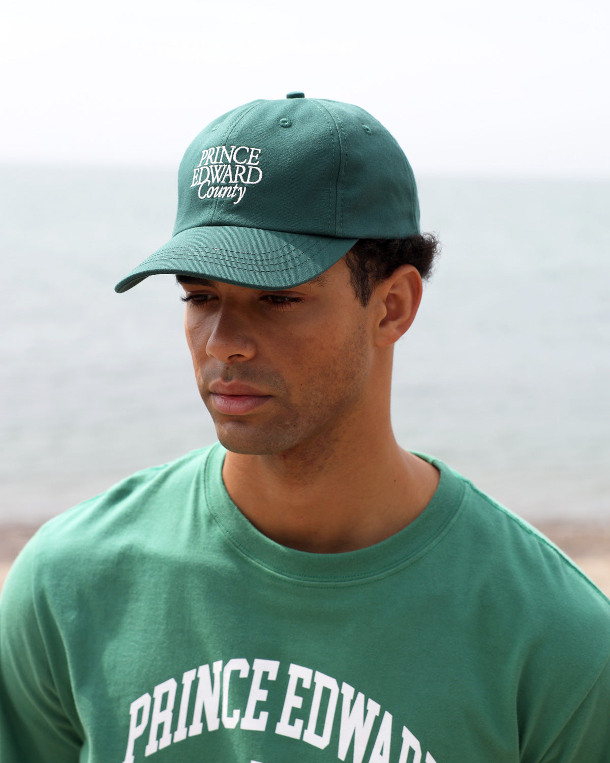 Made in Canada 100% Cotton Prince Edward County Baseball Hat Forest - Province of Canada