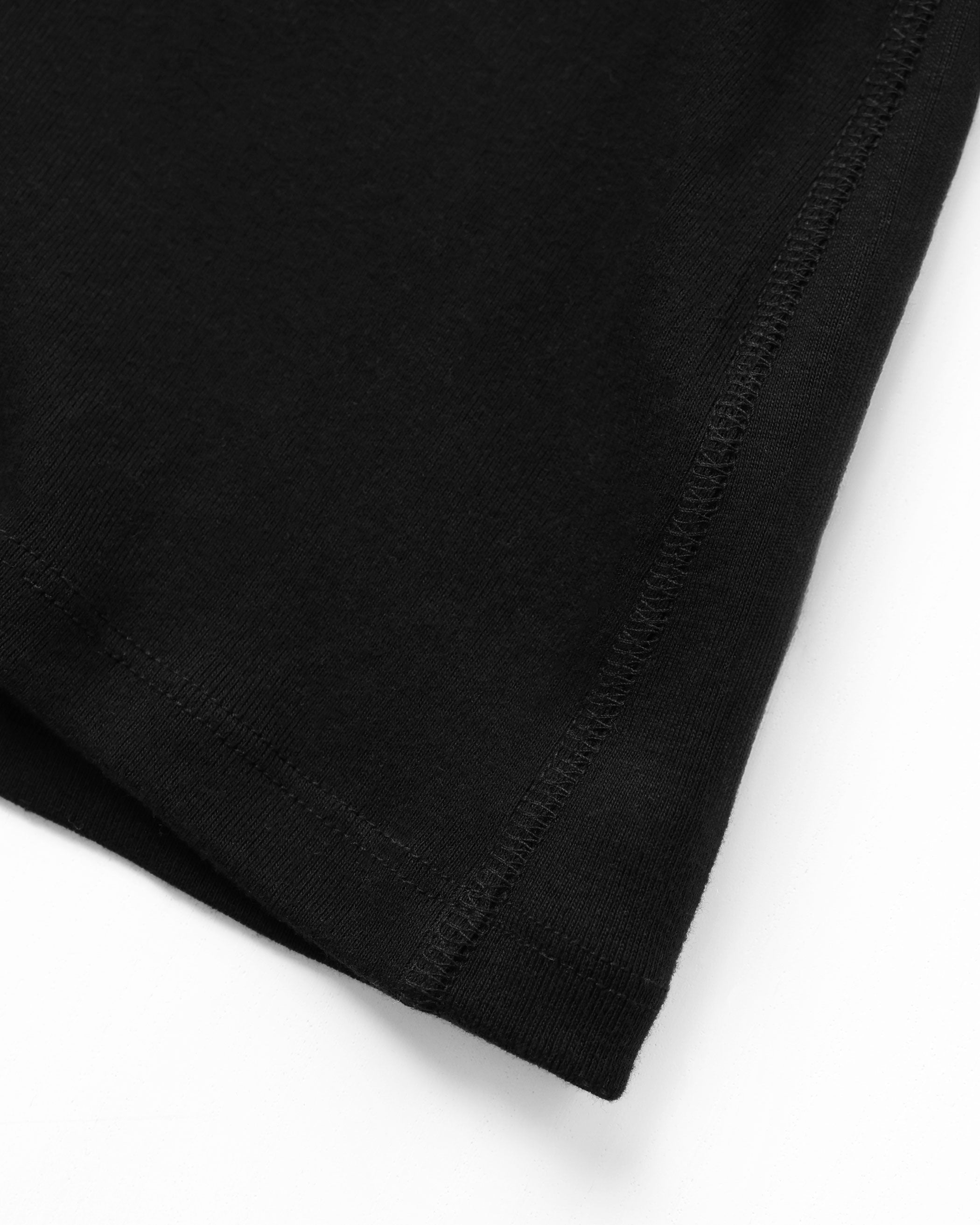 Made in Canada Fitted Rib Tee Black 100% Organic Cotton - Province of Canada