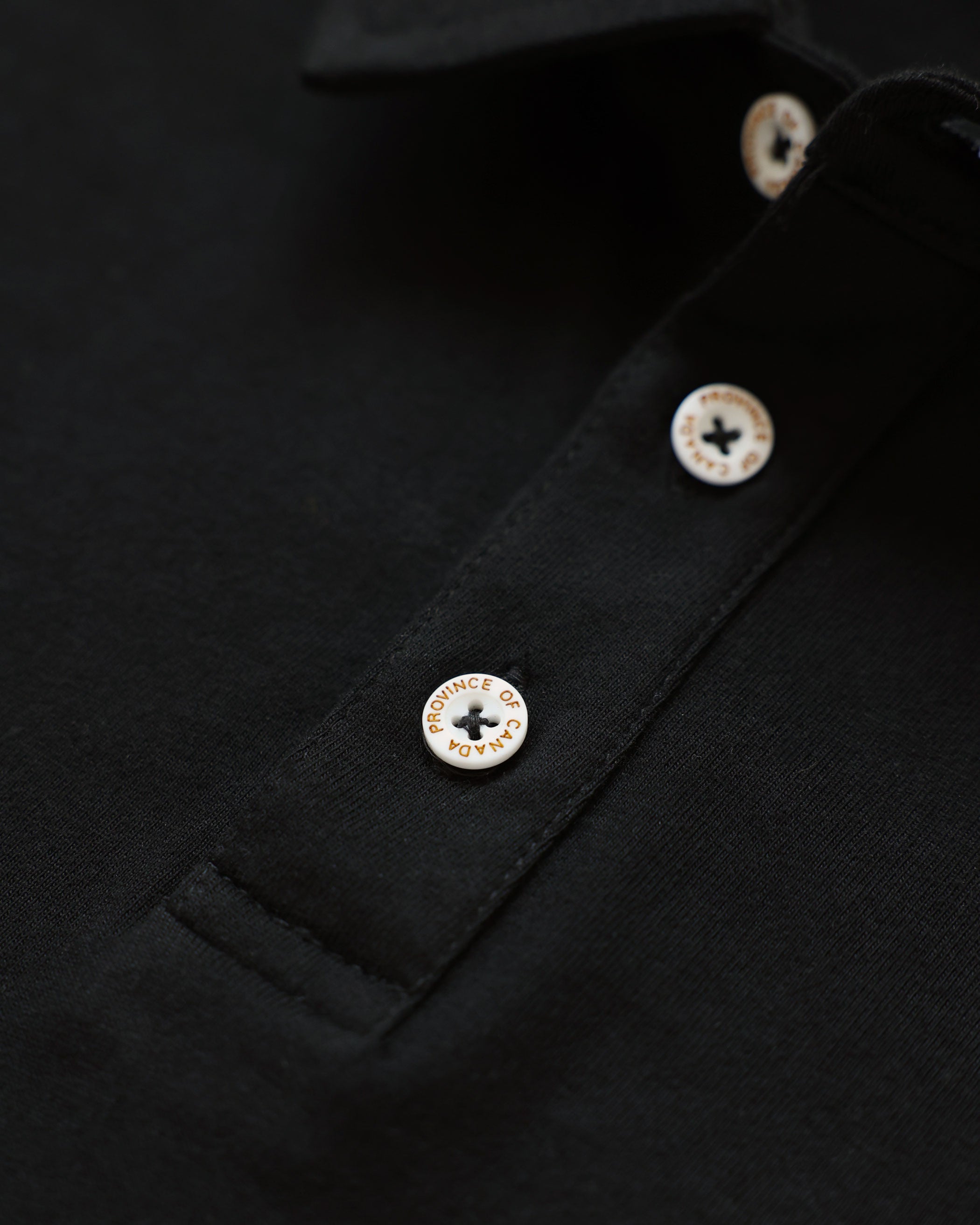 Made in Canada Sunday Polo Shirt Black - Province of Canada