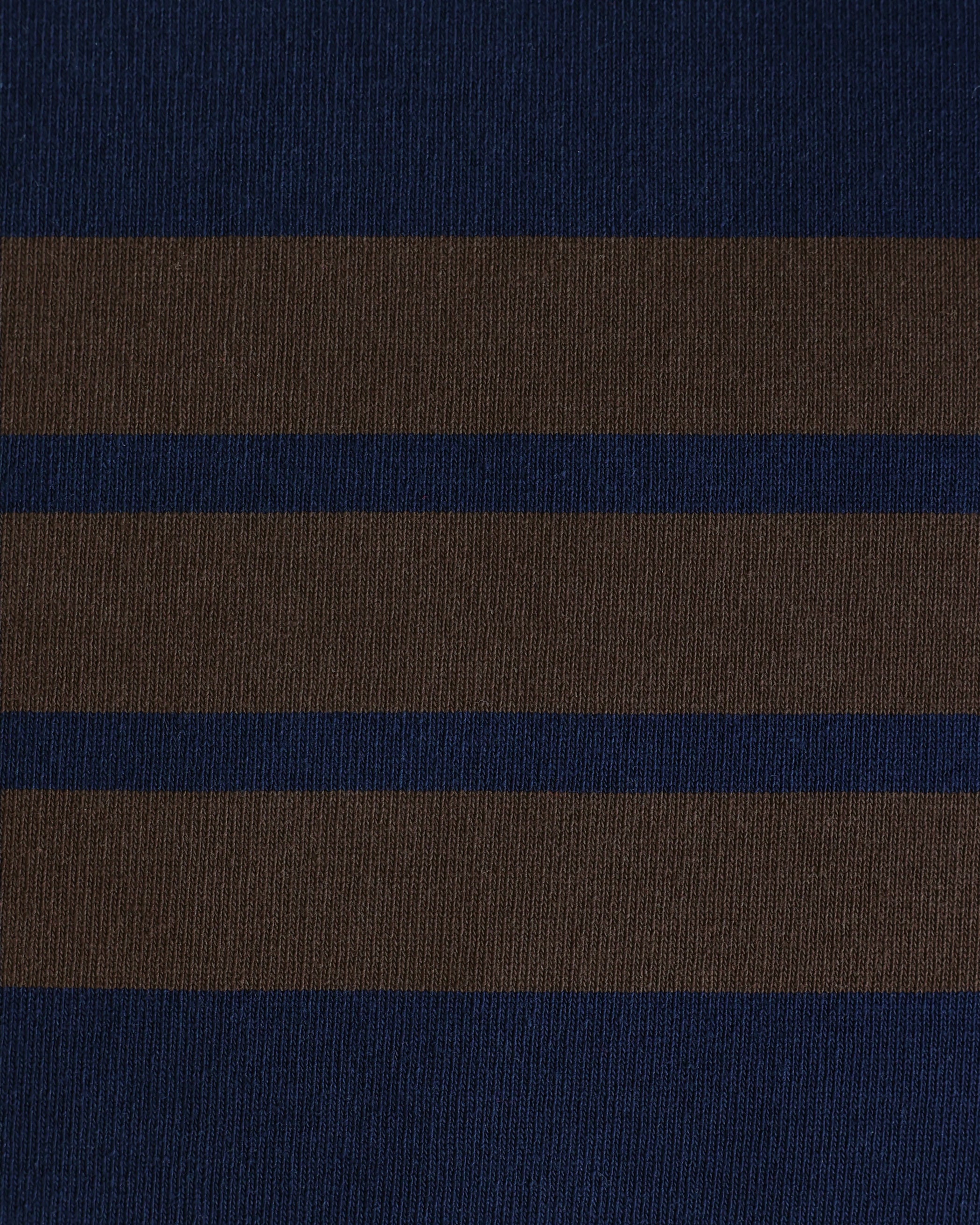 Made in Canada 100% Cotton Brackley Cushion Cover Navy and Brown - Province of Canada