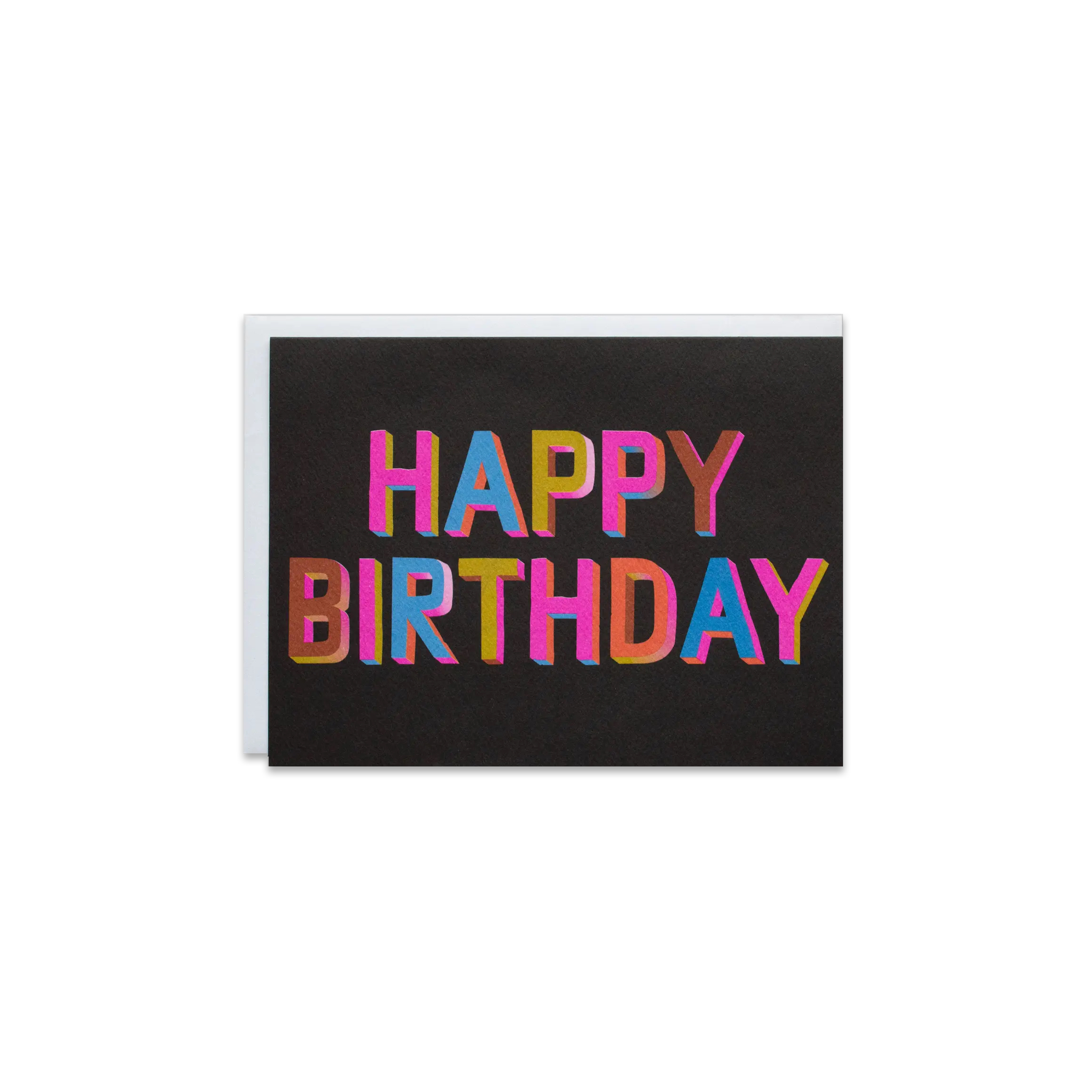 3D Bright Birthday Greeting Card - Made in Canada