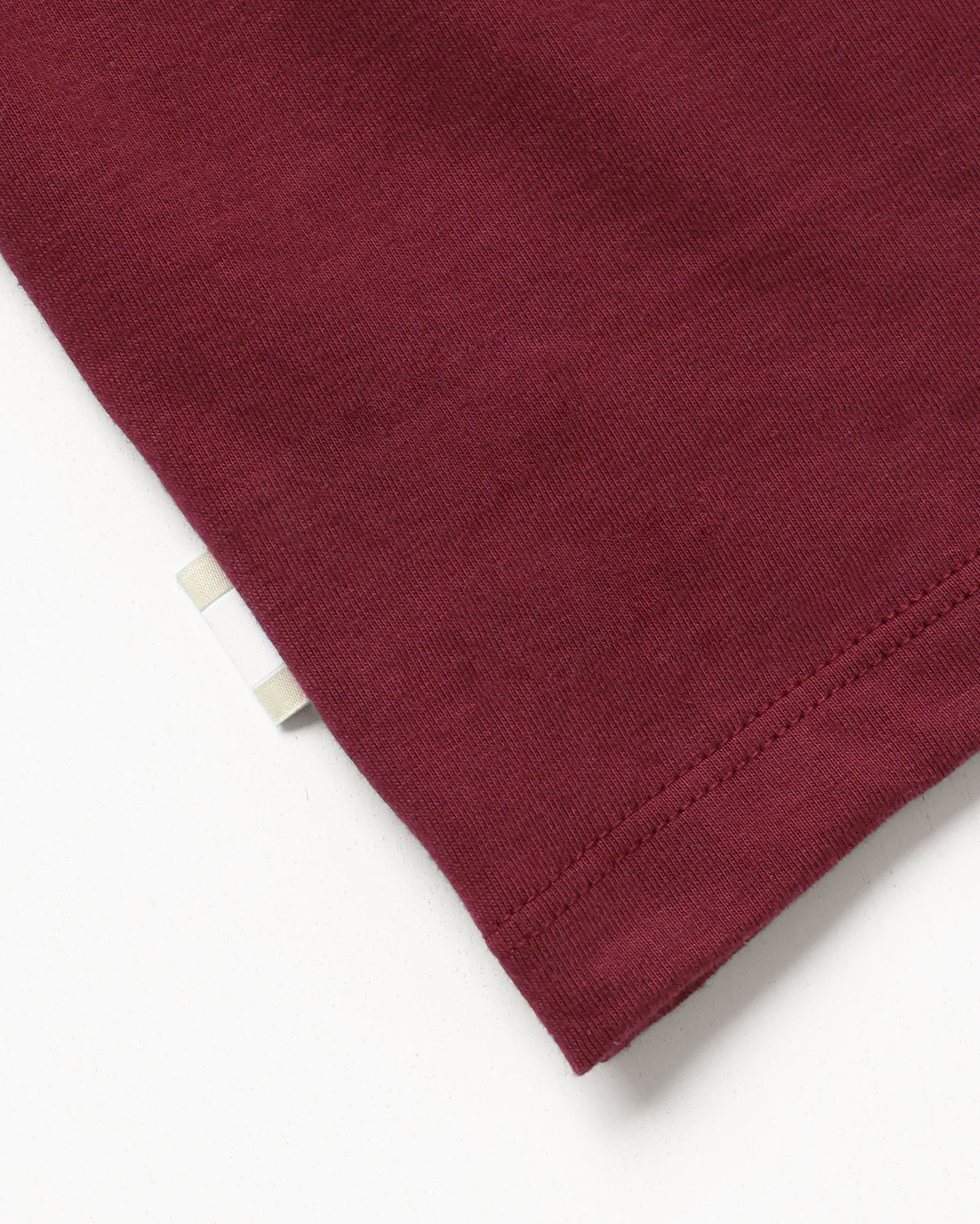 Made in Canada 100% Organic Cotton Monday Tee Crop Top Burgundy - Province of Canada