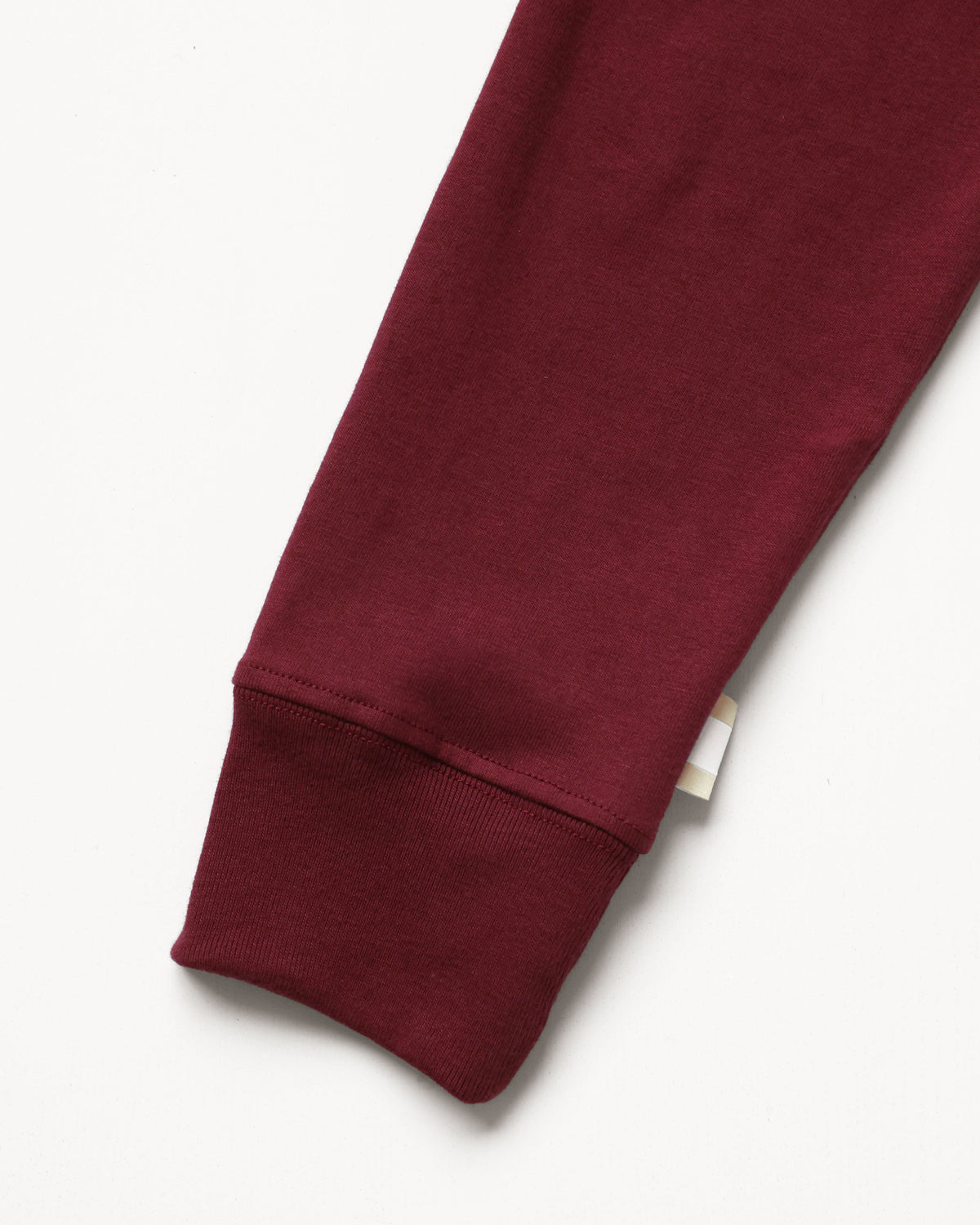 Made in Canada 100% Organic Cotton Long Sleeve Crop Top Burgundy - Province of Canada