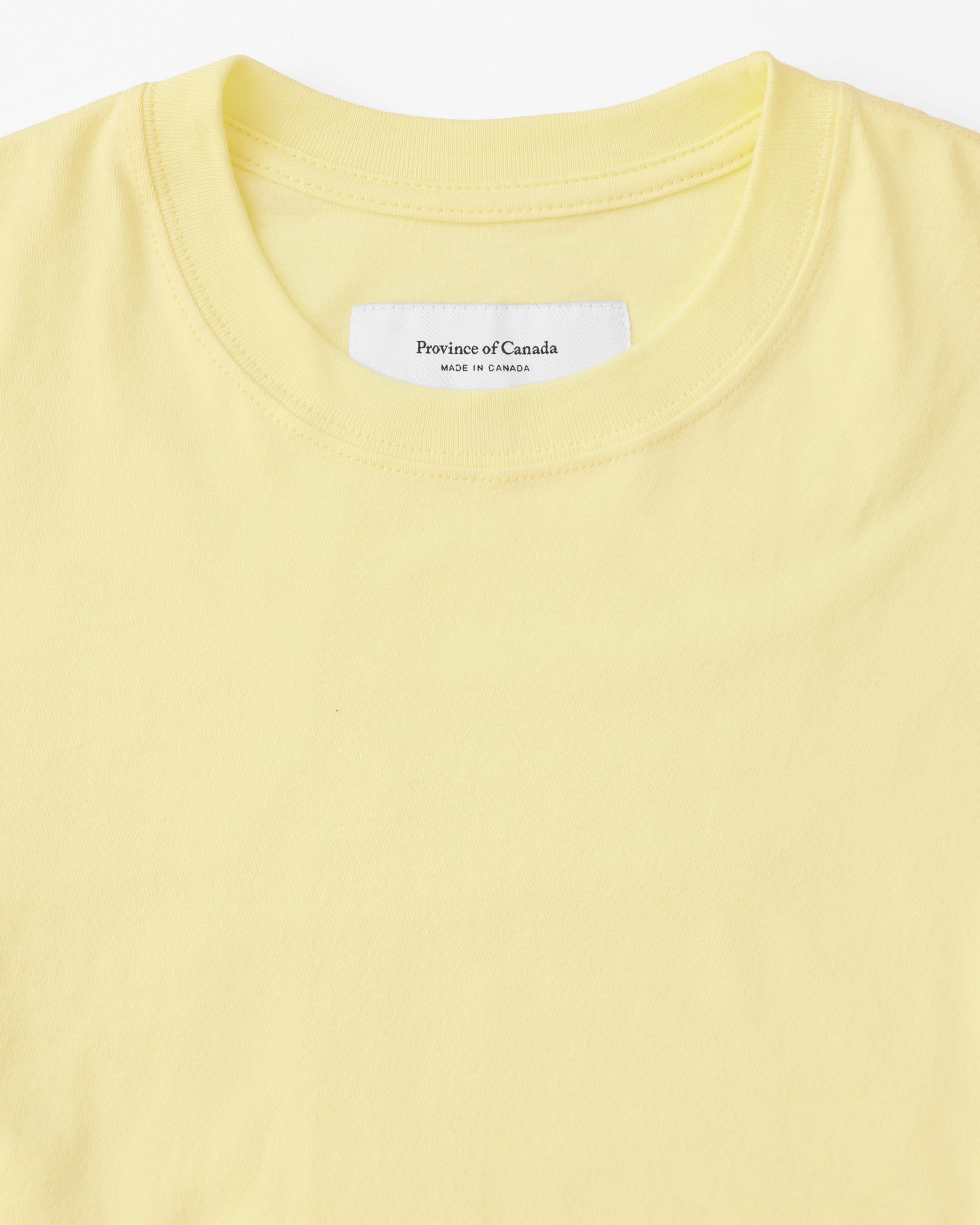 Made in Canada 100% Organic Cotton Monday Long Sleeve Tee Butter - Unisex - Province of Canada