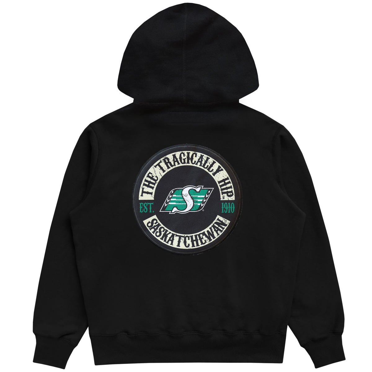 Made in Canada Saskatchewan Roughriders CFL x The Tragically Hip Hoodie - Unisex - Province of Canada