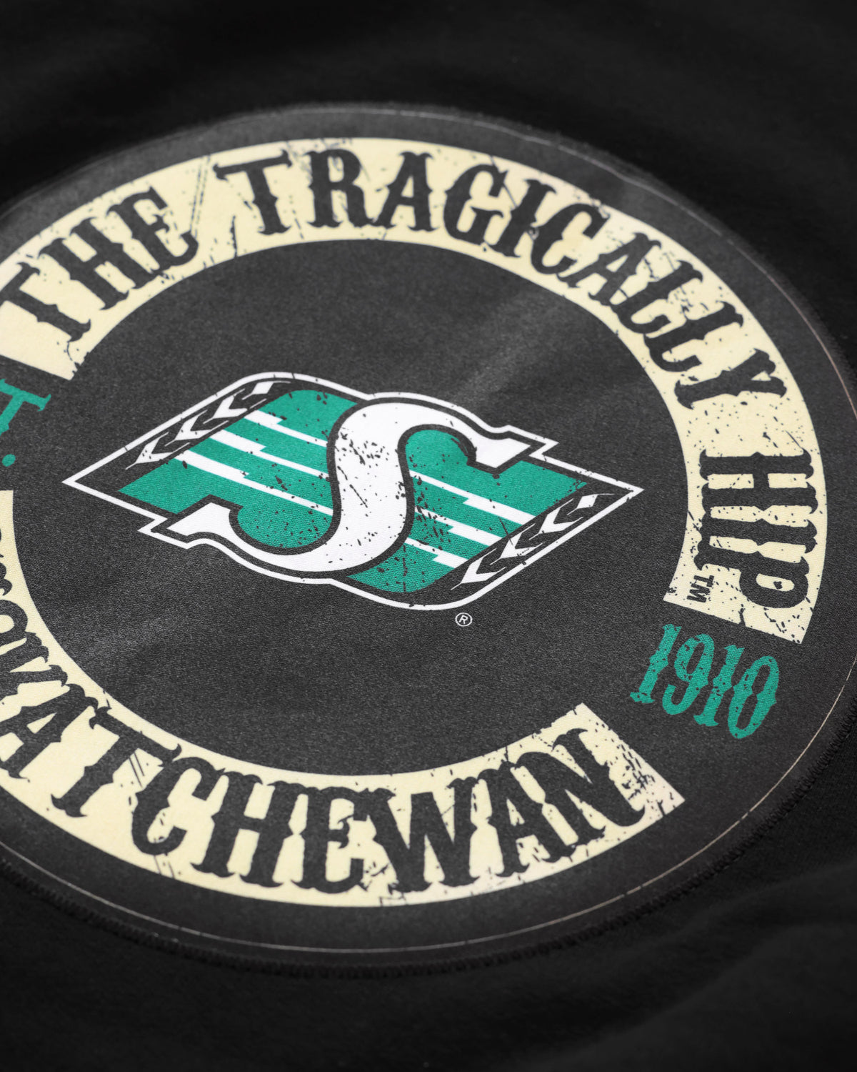 Made in Canada Saskatchewan Roughriders CFL x The Tragically Hip Hoodie - Unisex - Province of Canada