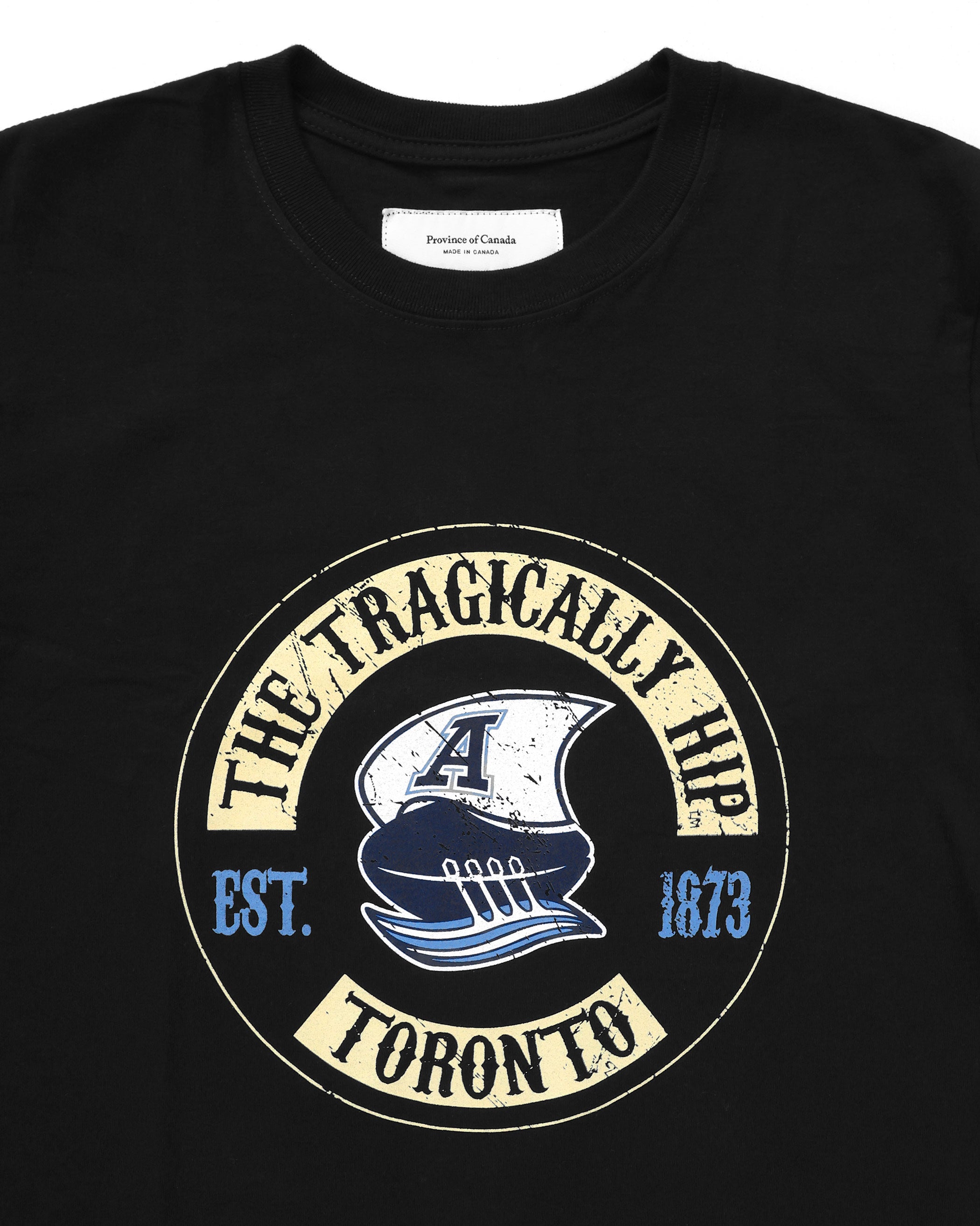 Made in Canada Toronto Argonauts CFL x The Tragically Hip Tee - Unisex - Province of Canada