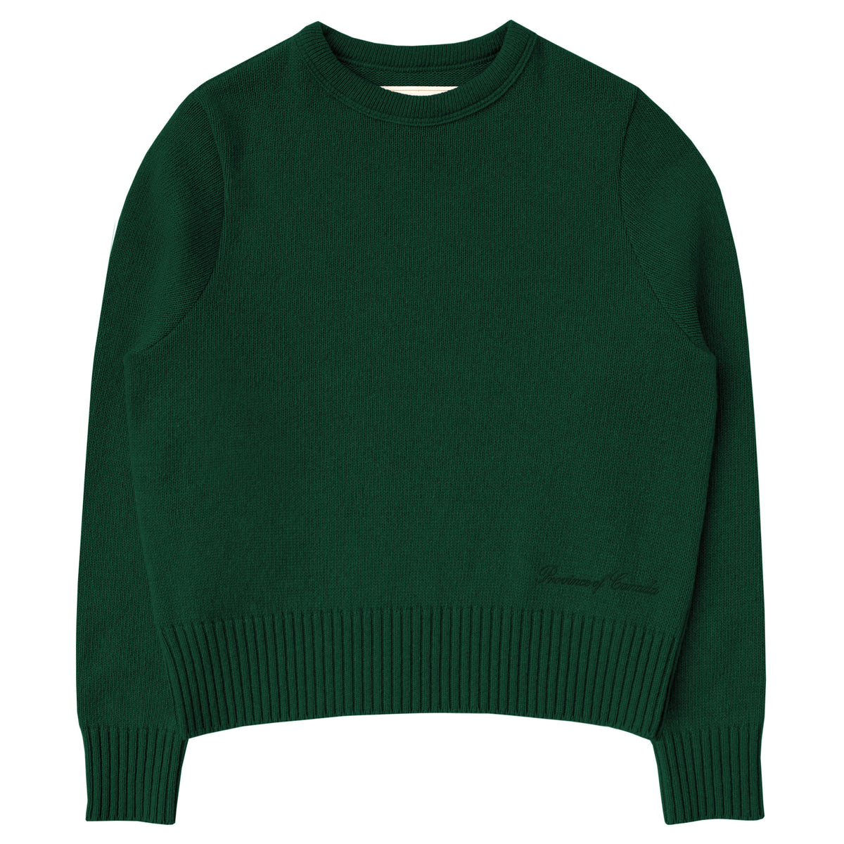 Made in Canada Classic Wool Sweater Emerald Green - Unisex - Province of Canada