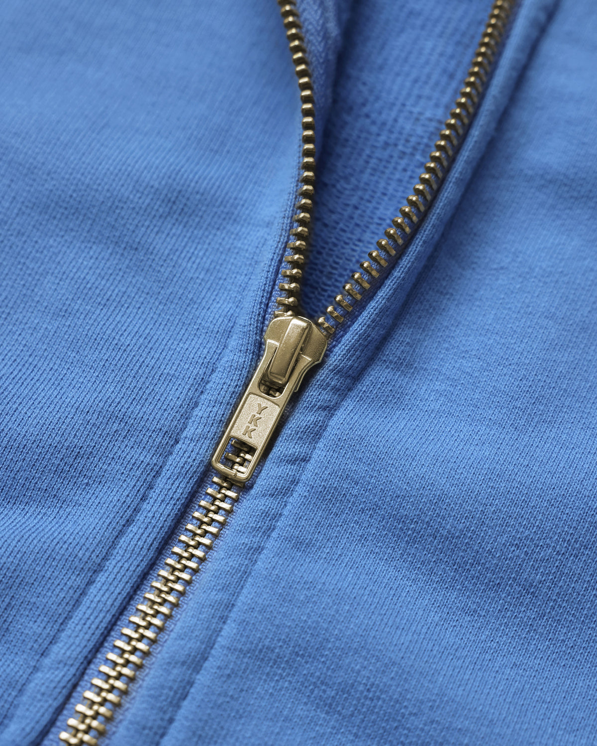 Made in Canada 100% Cotton French Terry Zip Hoodie Cerulean Blue - Unisex - Province of Canada