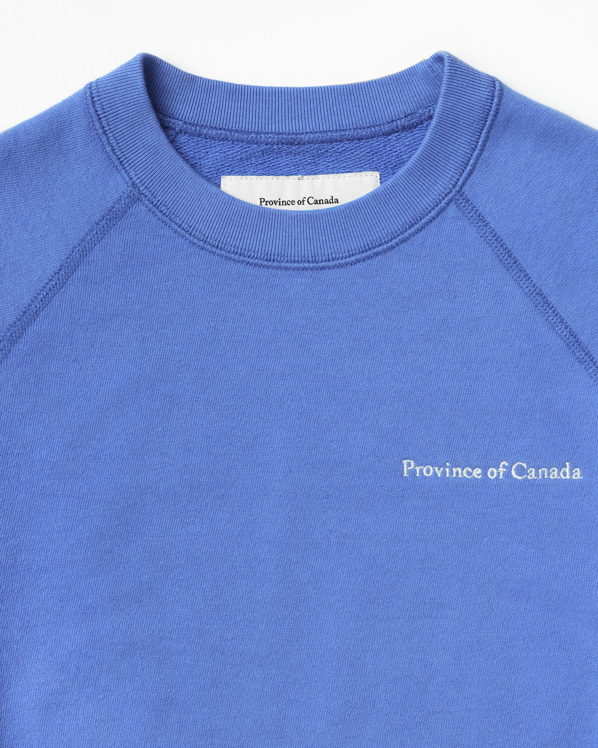 Made in Canada 100% Cotton French Terry Sweatshirt Cerulean Blue - Unisex - Province of Canada