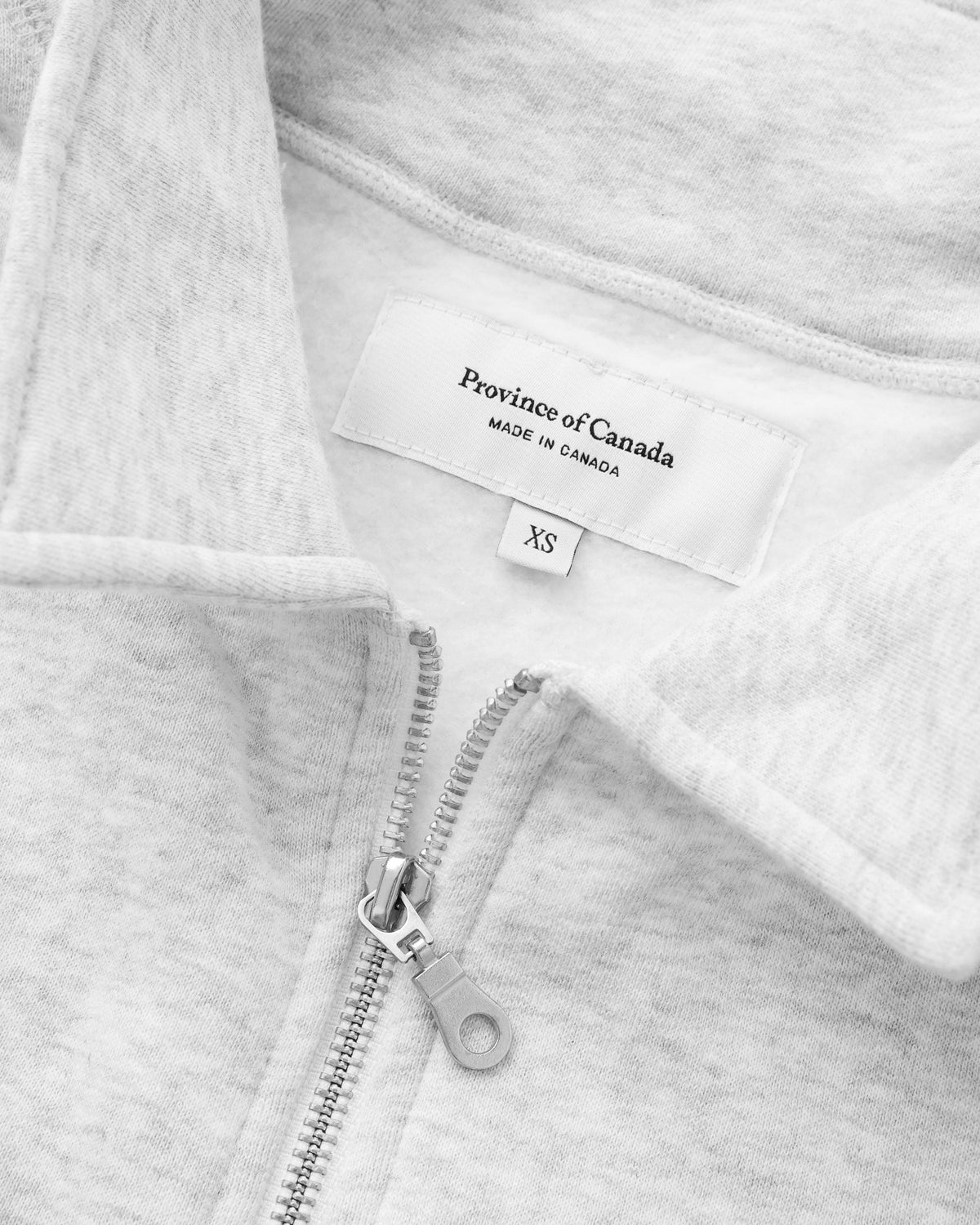 Made in Canada Lake Ontario Half Zip Fleece Sweatshirt Sweater Cloud - Unisex