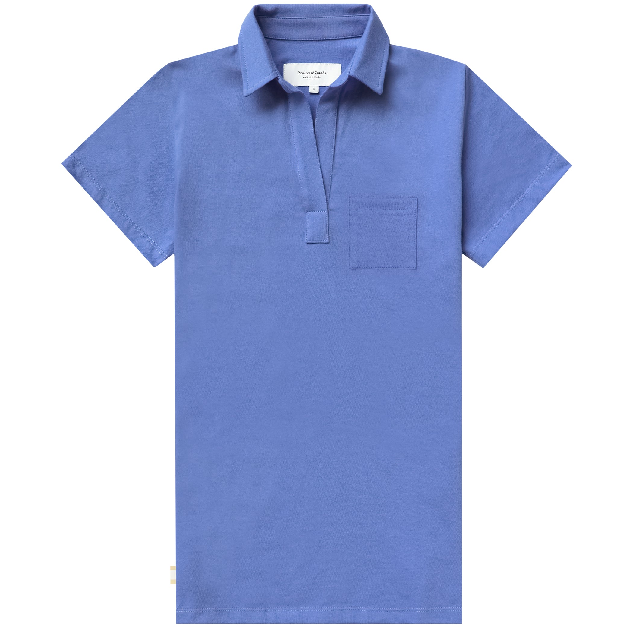 Made in Canada 100% Cotton Popover Dress Periwinkle - Province of Canada