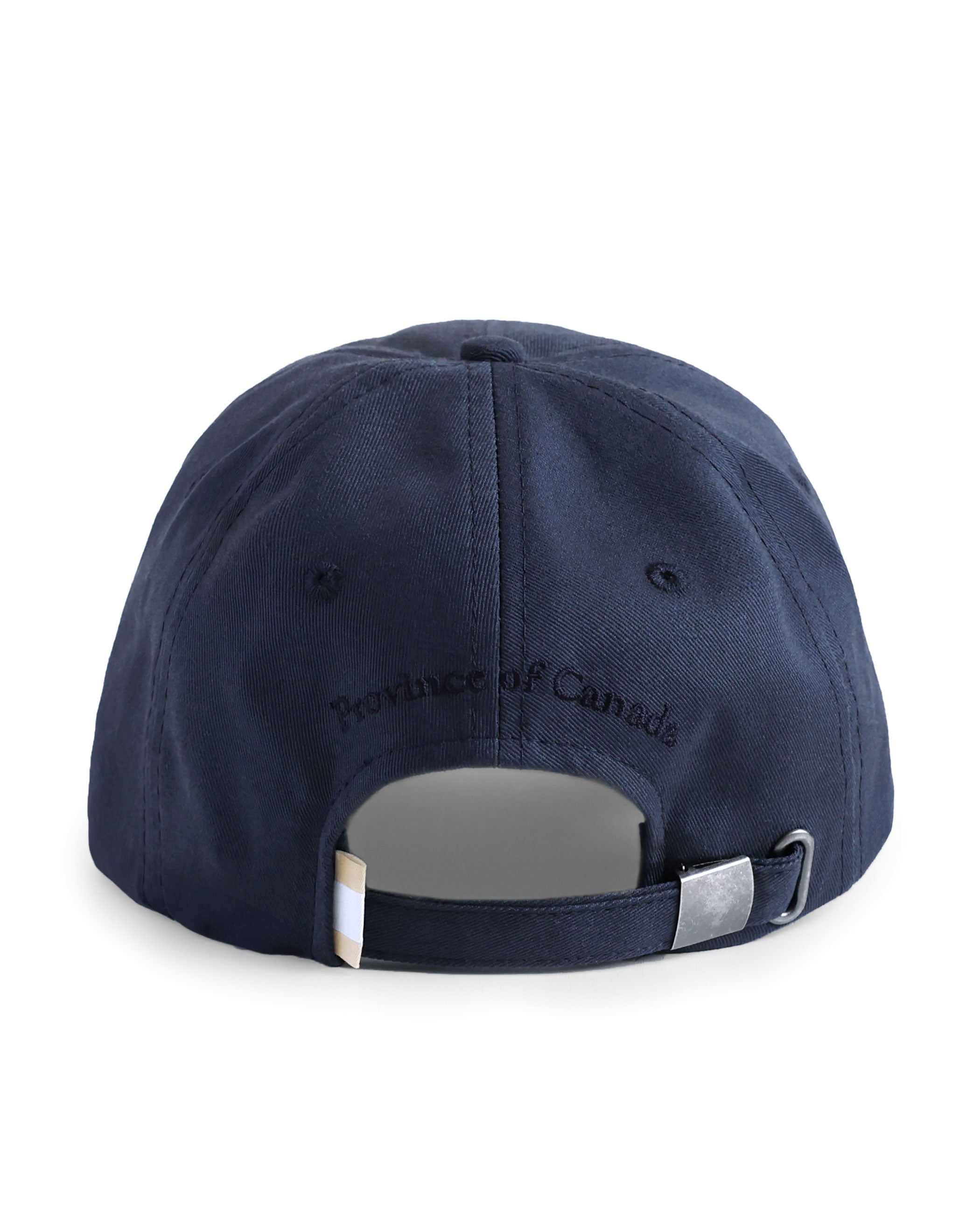 Made in Canada 100% Cotton Flag Baseball Hat Navy - Province of Canada