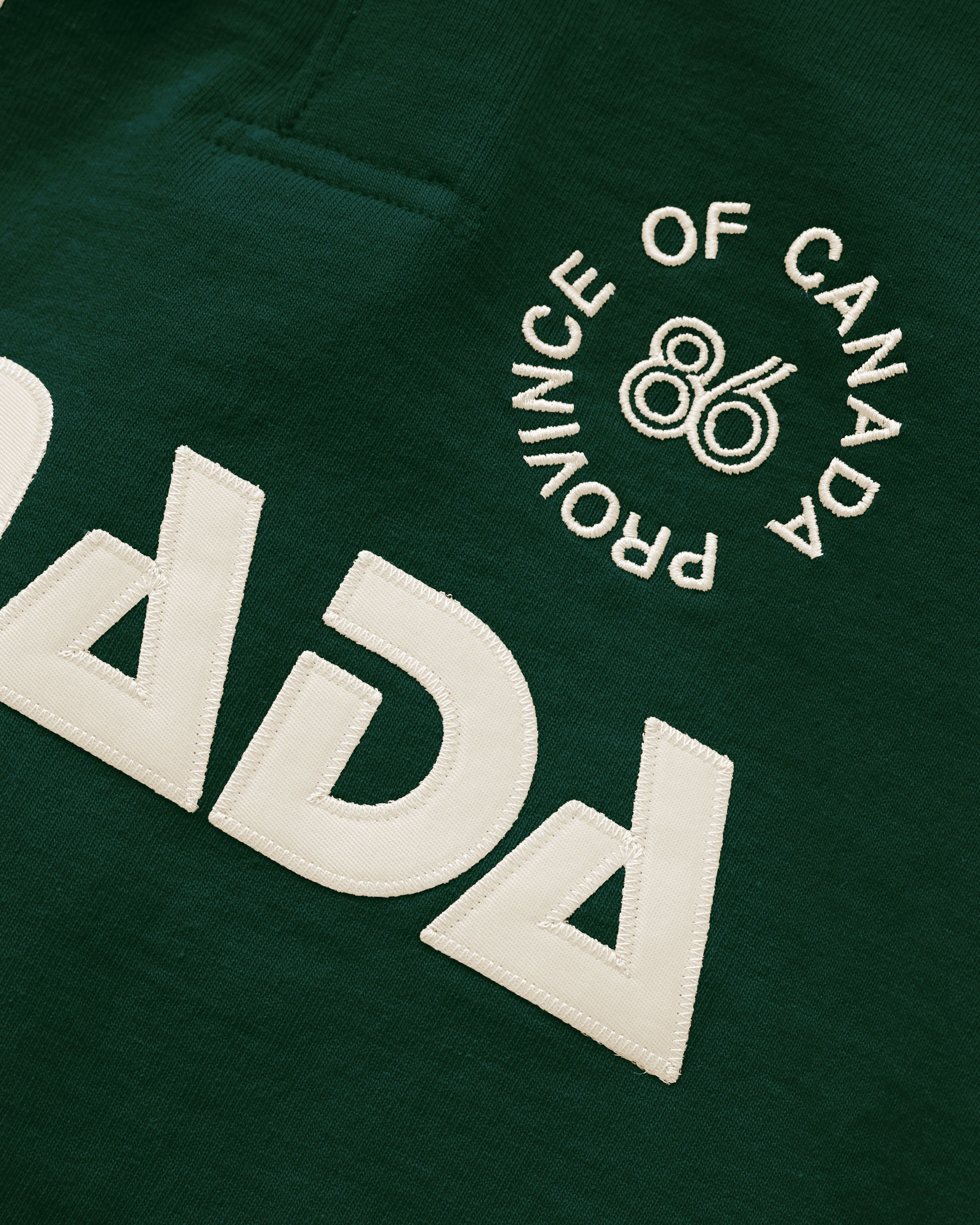 Made in Canada 100% Cotton Canada Button Pullover Forest - Unisex - Province of Canada