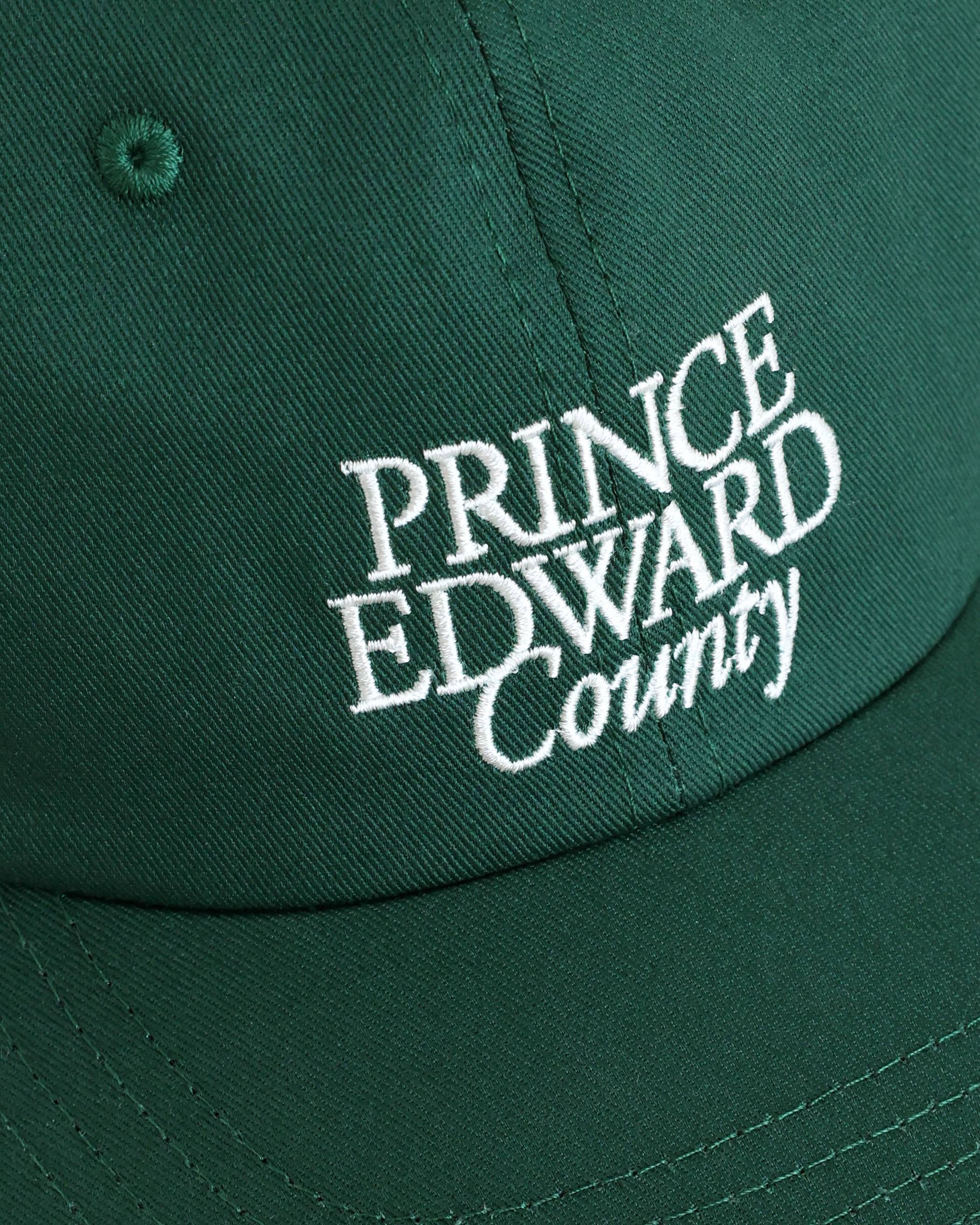 Made in Canada 100% Cotton Prince Edward County Baseball Hat Forest - Province of Canada