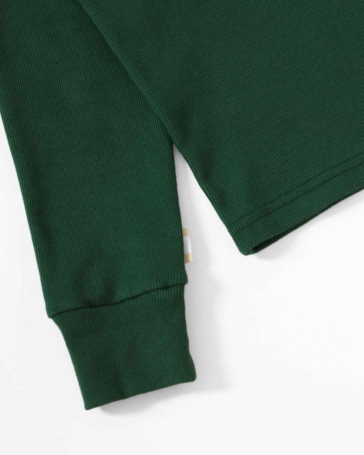 Made in Canada - Almost Pyjama Rib Henley Forest - Unisex - Province of Canada
