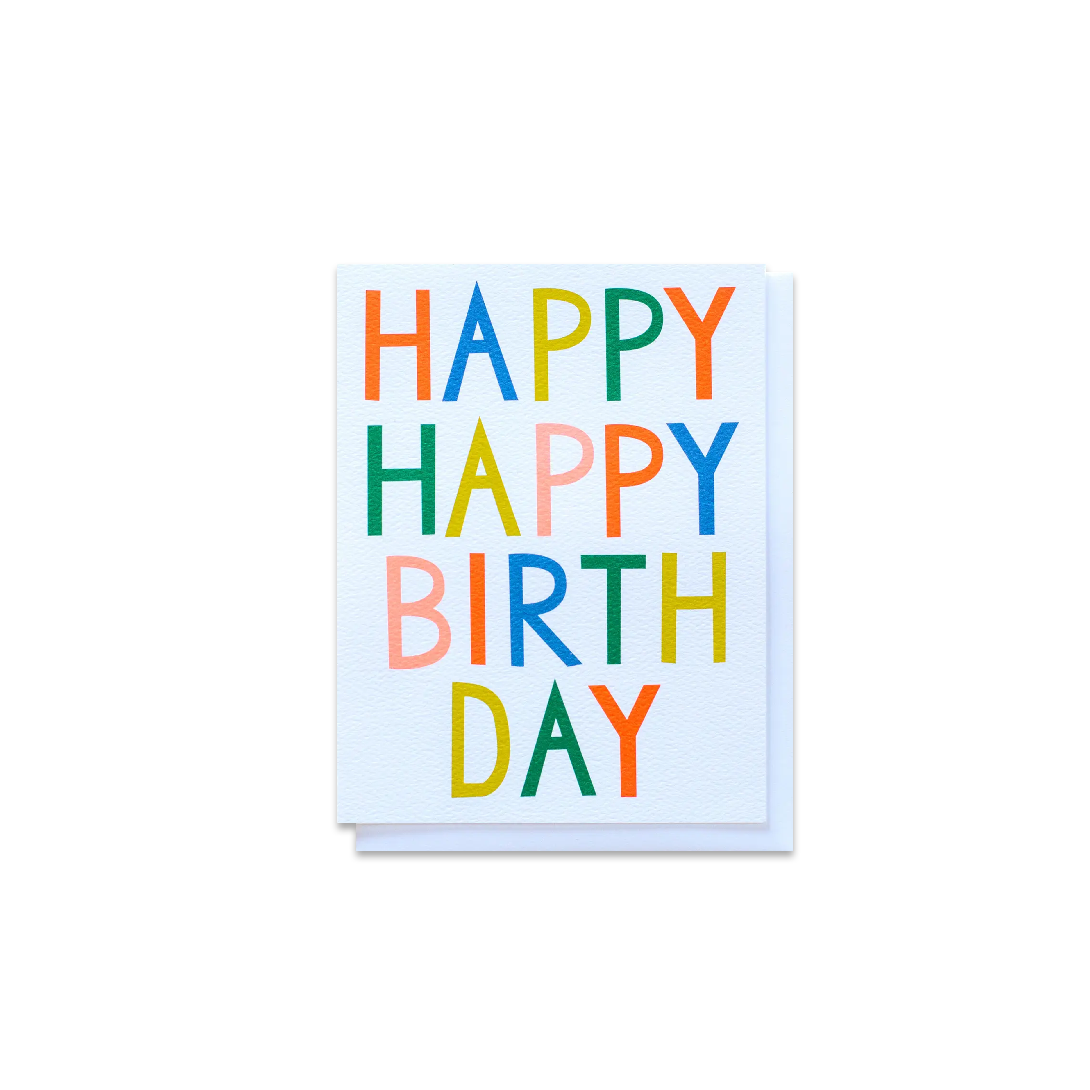 Happy Happy Birthday Greeting Card - Made in Canada - Province of Canada