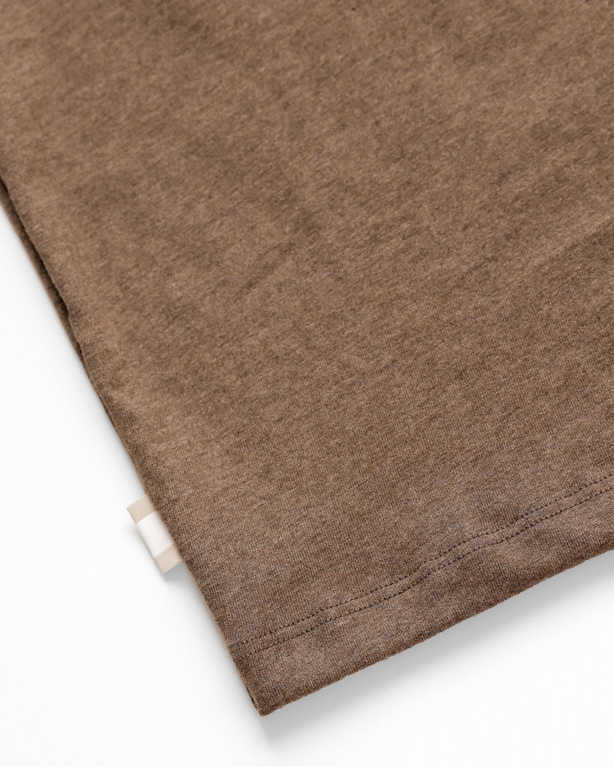 Made in Canada Friday V-Neck Tee Heather Brown 100% Organic Cotton - Province of Canada