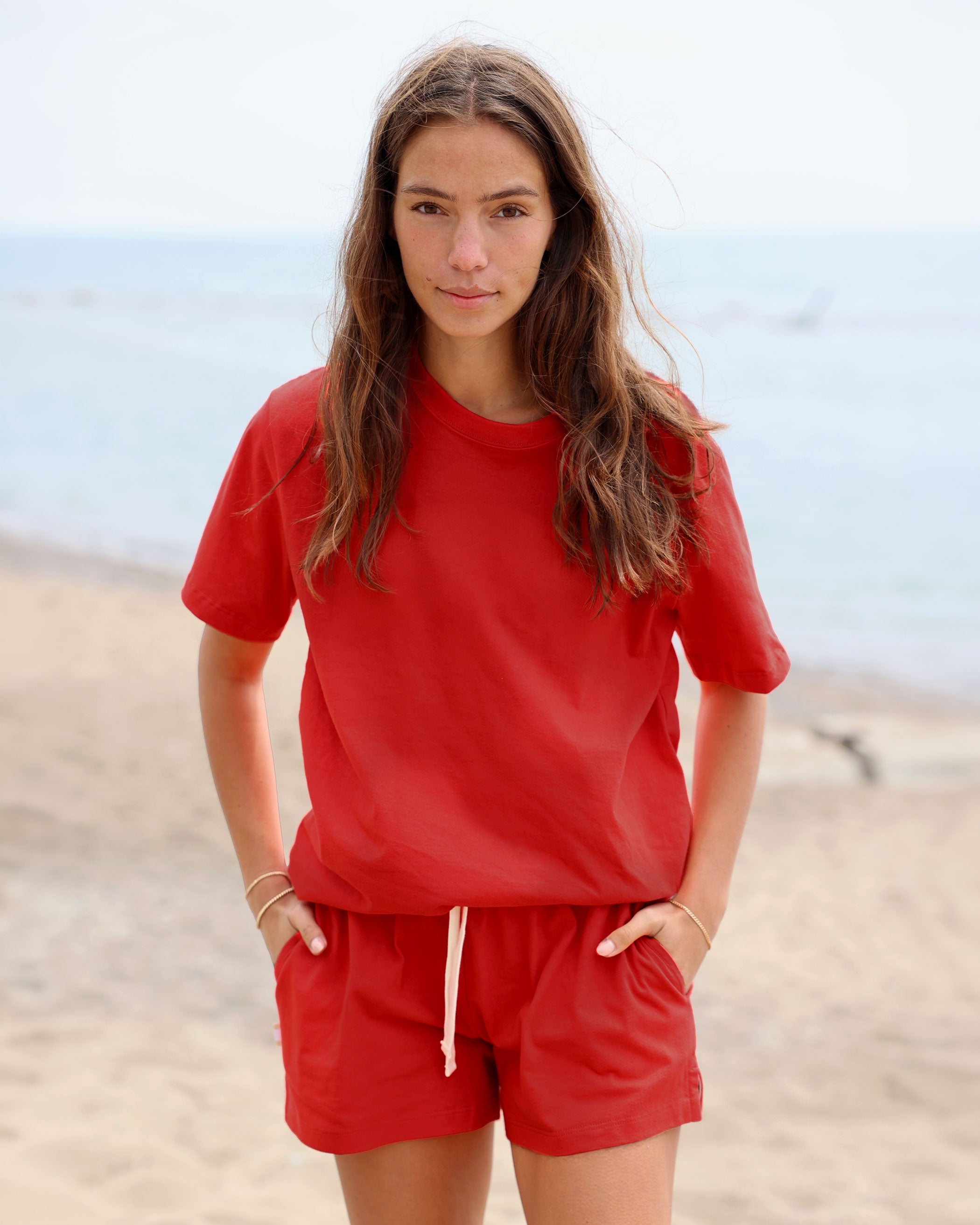 Made in Canada Organic Cotton Monday Tee Red - Province of Canada
