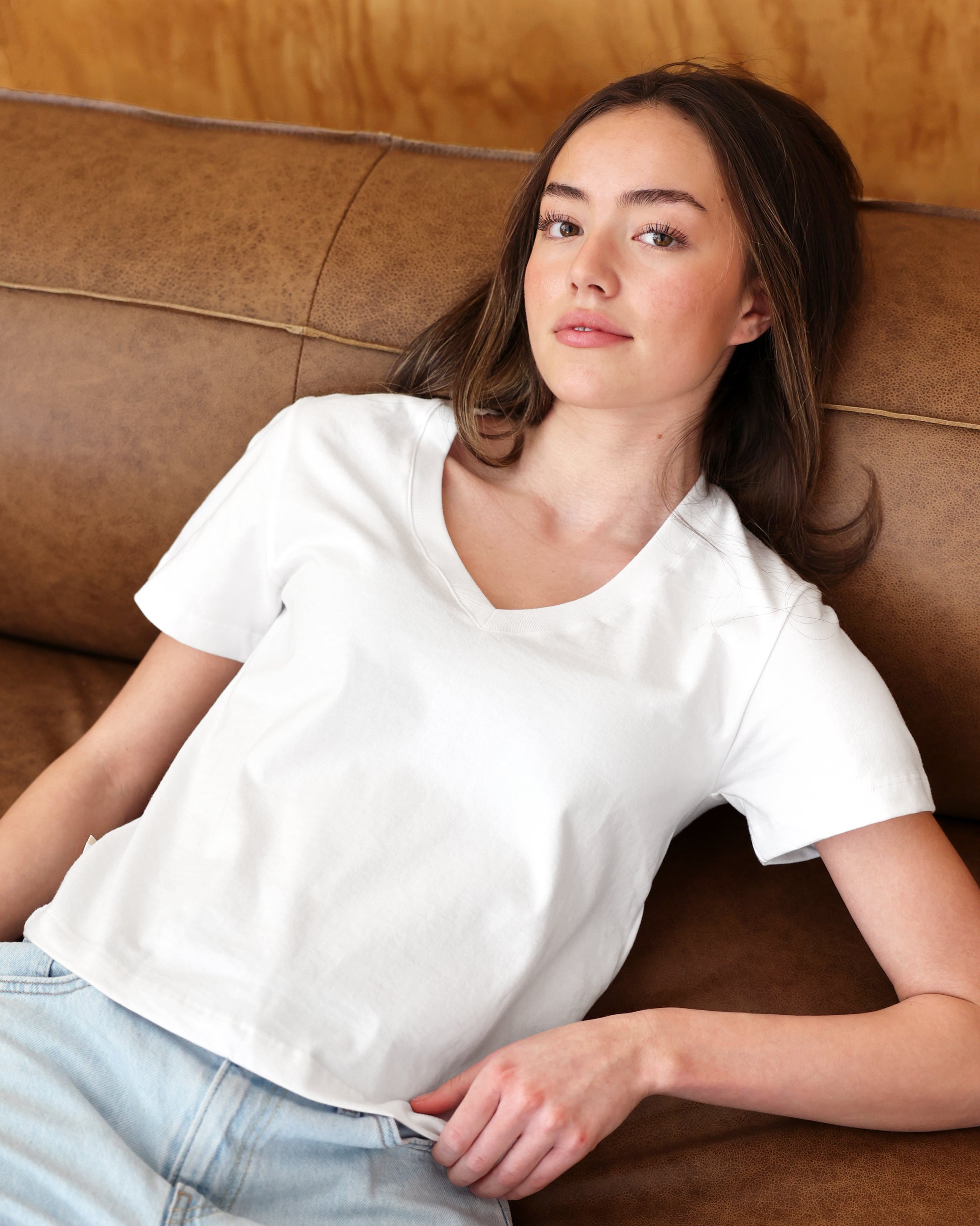 Made in Canada Friday V-Neck Tee White - Province of Canada