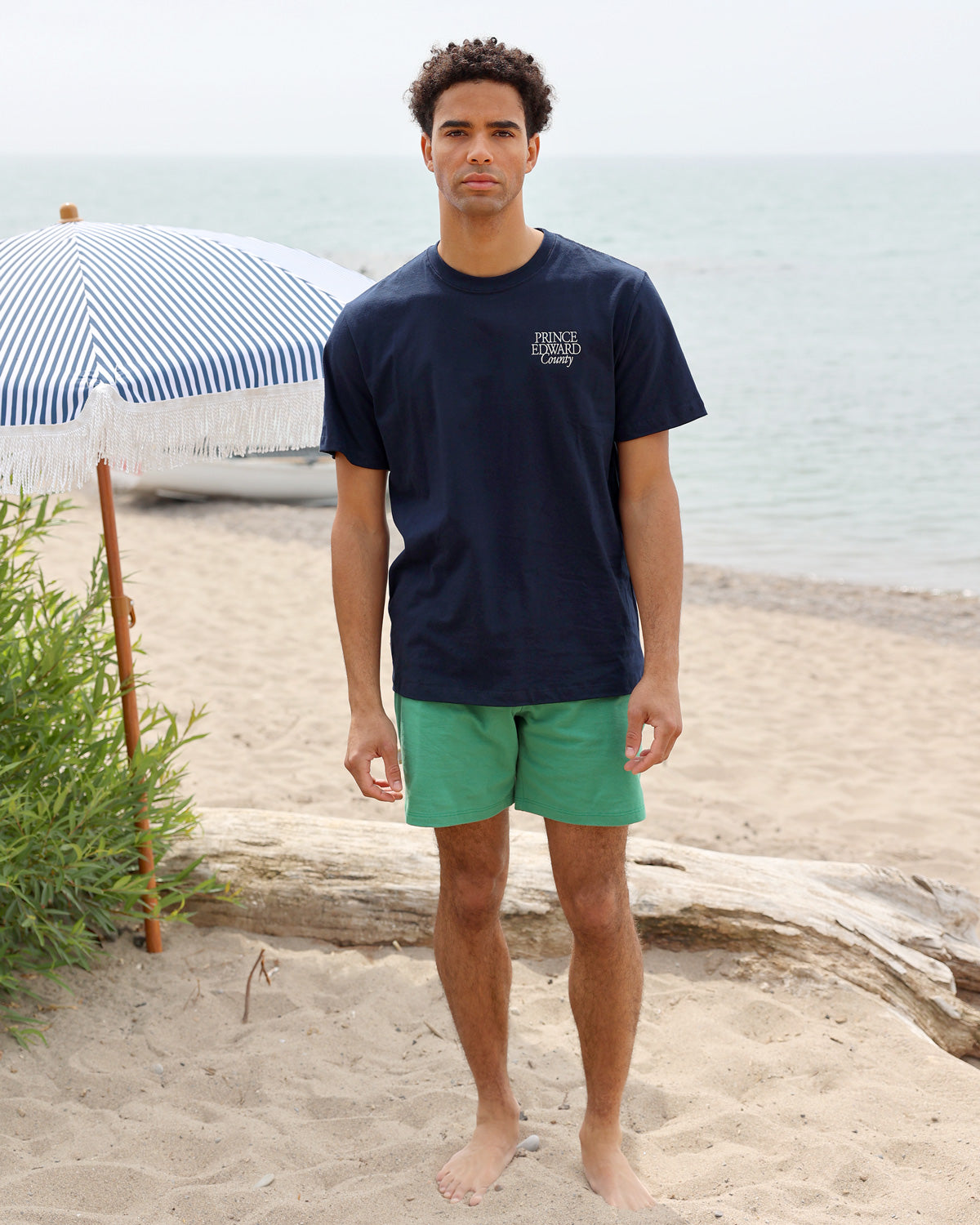 Made in Canada 100% Organic Cotton Prince Edward County Tee Navy - Unisex - Province of Canada