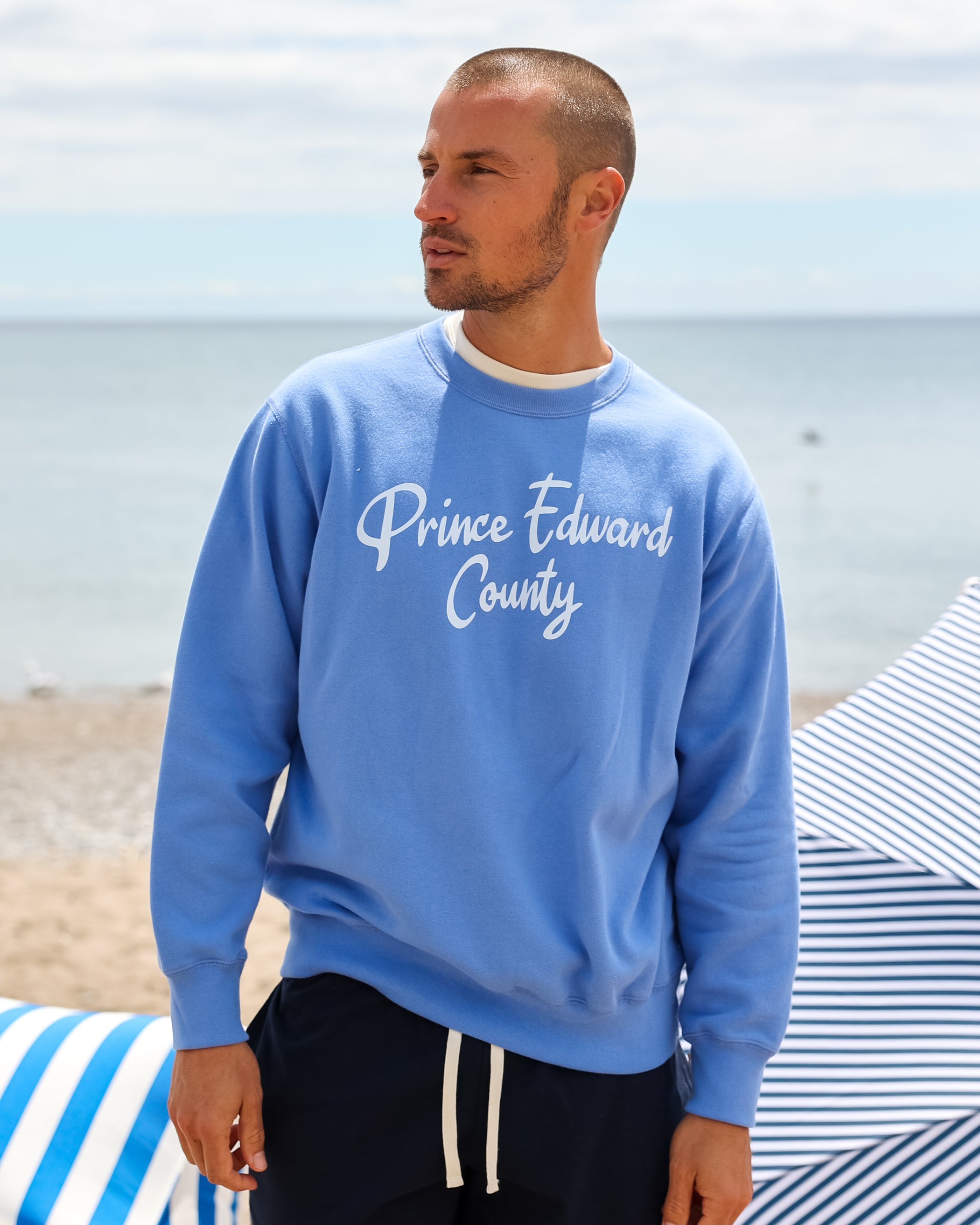 Made in Canada Prince Edward County Sweatshirt Periwinkle - Unisex - Province of Canada