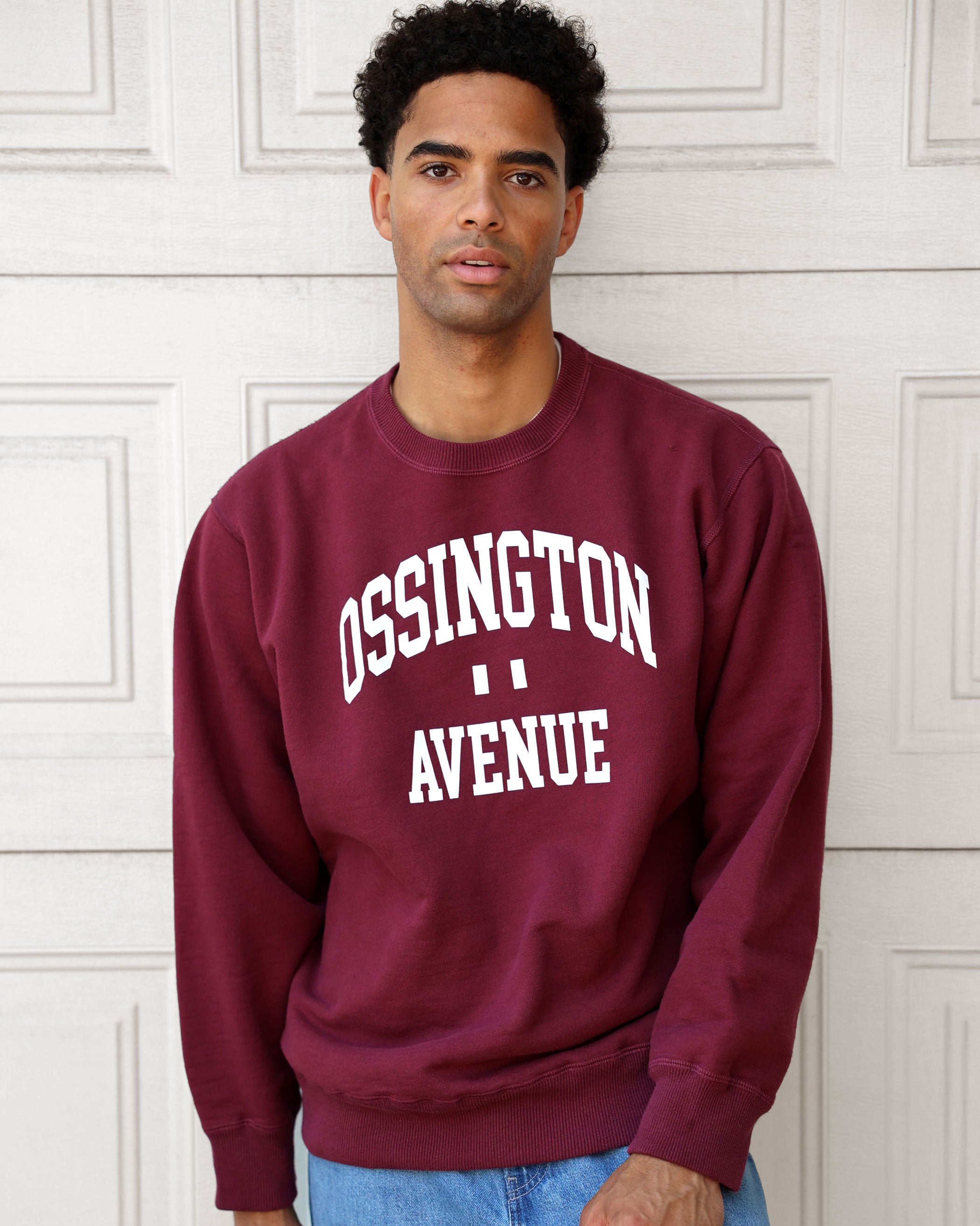 Made in Canada Ossington Fleece Sweatshirt Burgundy - Unisex - Province of Canada