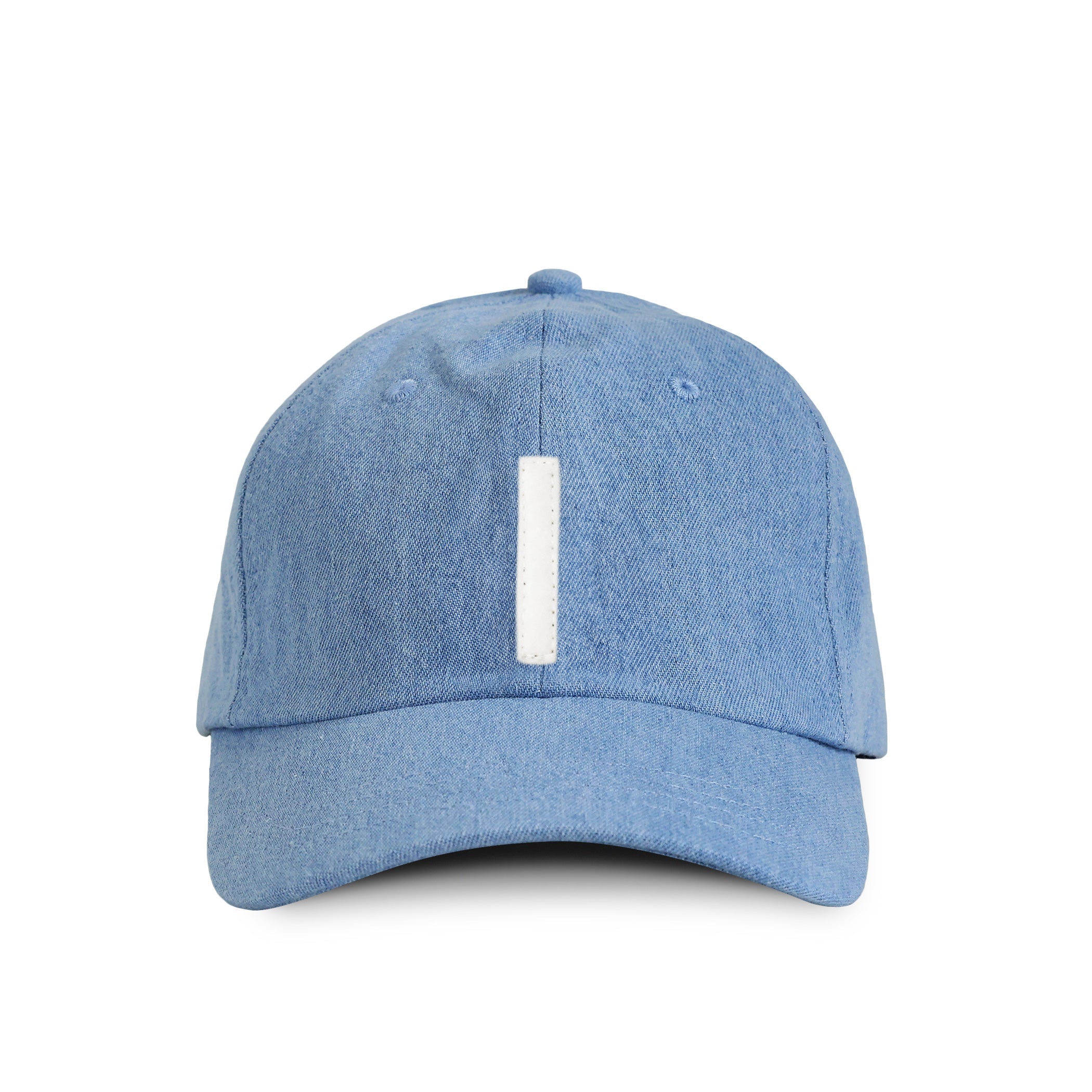 Made in Canada 100% Cotton Letter I Baseball Hat Light Blue Denim - Province of Canada