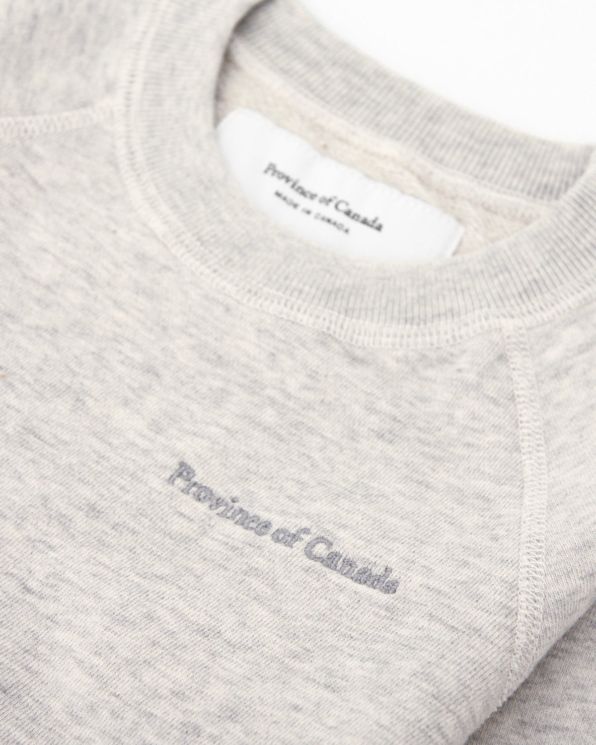 Kids French Terry Sweatshirt Eggshell - Unisex - Made in Canada - Province of Canada