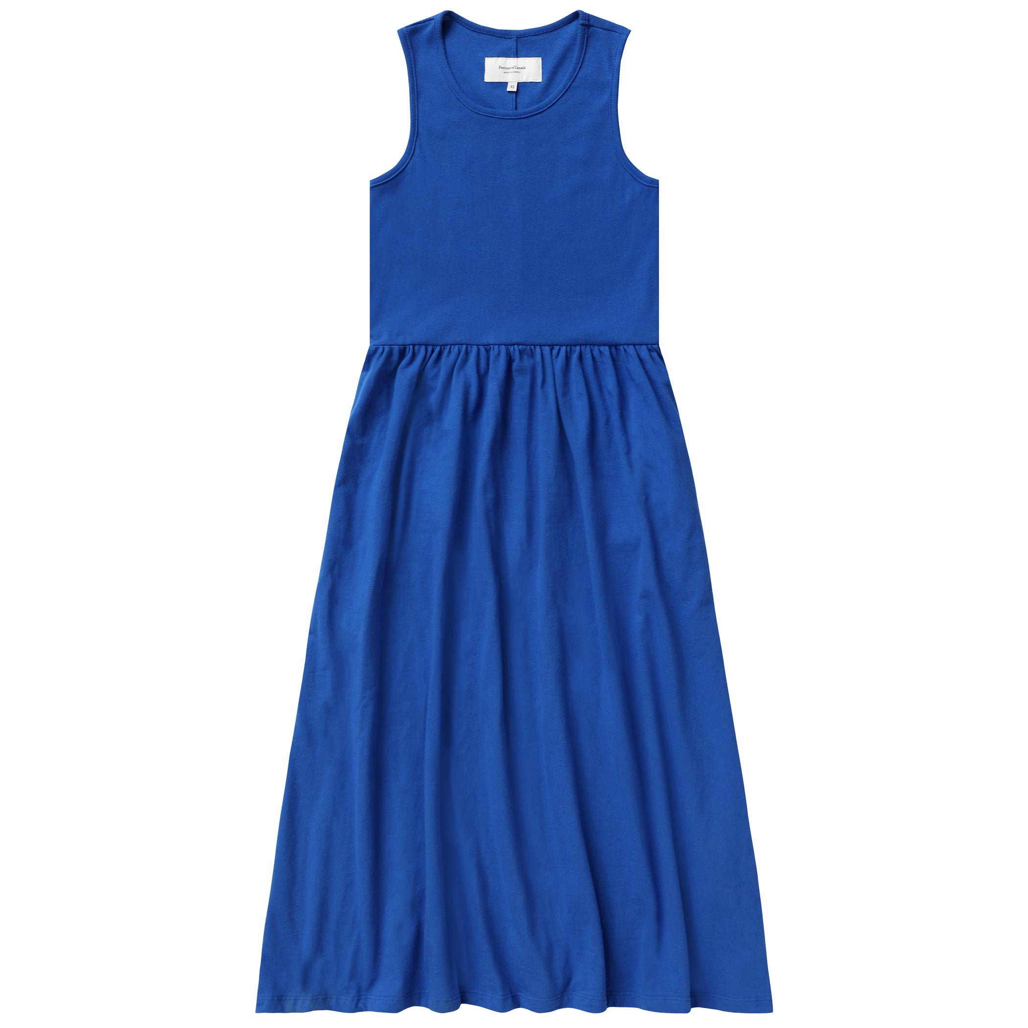 Made in Canada 100% Cotton Tank Dress Royal Blue - Province of Canada