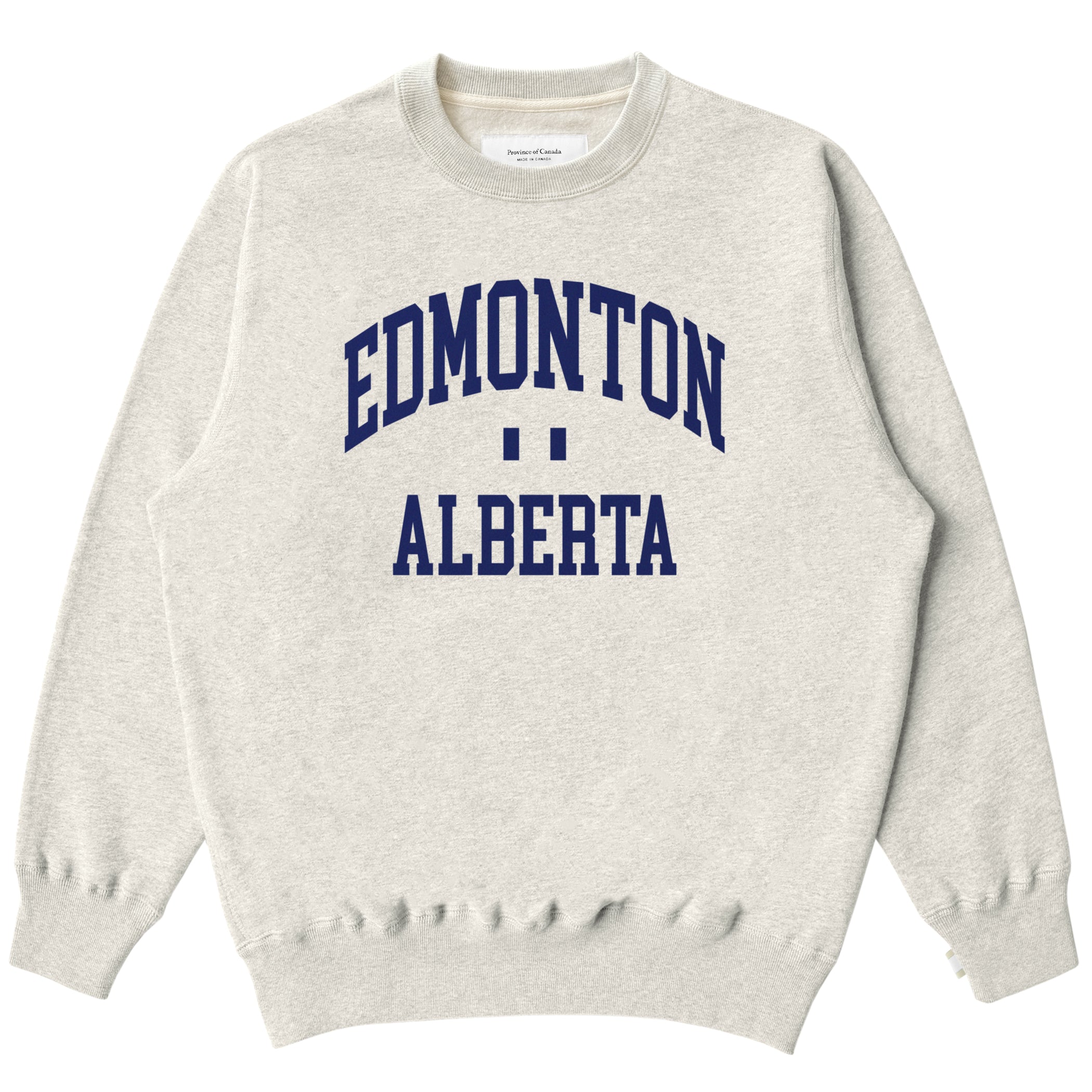 Made in Canada Edmonton Fleece Sweatshirt Heather Grey - Unisex - Province of Canada