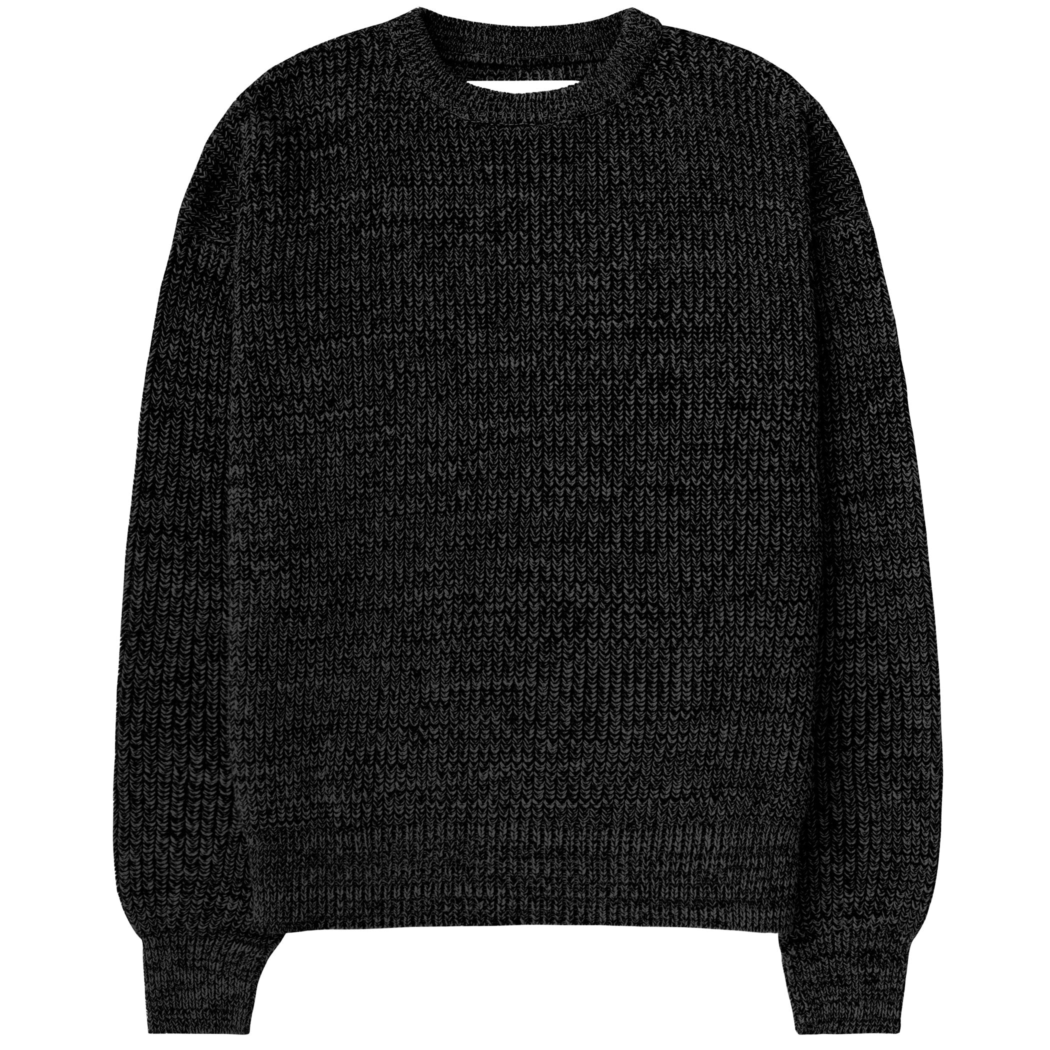 Made in Canada Cotton Knit Sweater Heather Black 100% Cotton - Unisex - Province of Canada