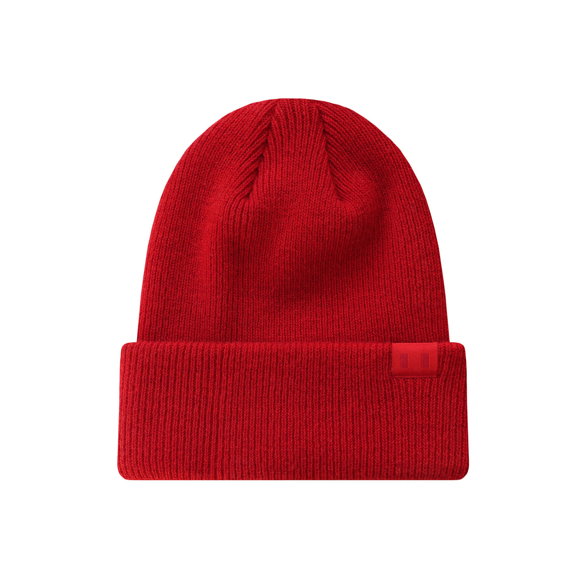 Made in Canada - Cashmere Wool Rib Toque Red - Province of Canada