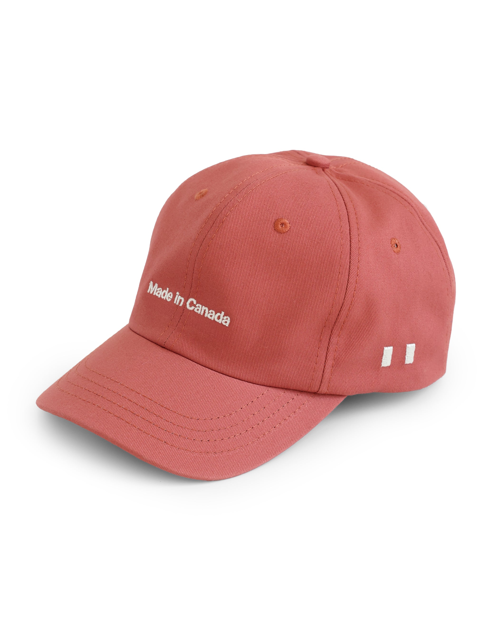 100% Cotton Made in Canada Baseball Hat Faded Red - Province of Canada