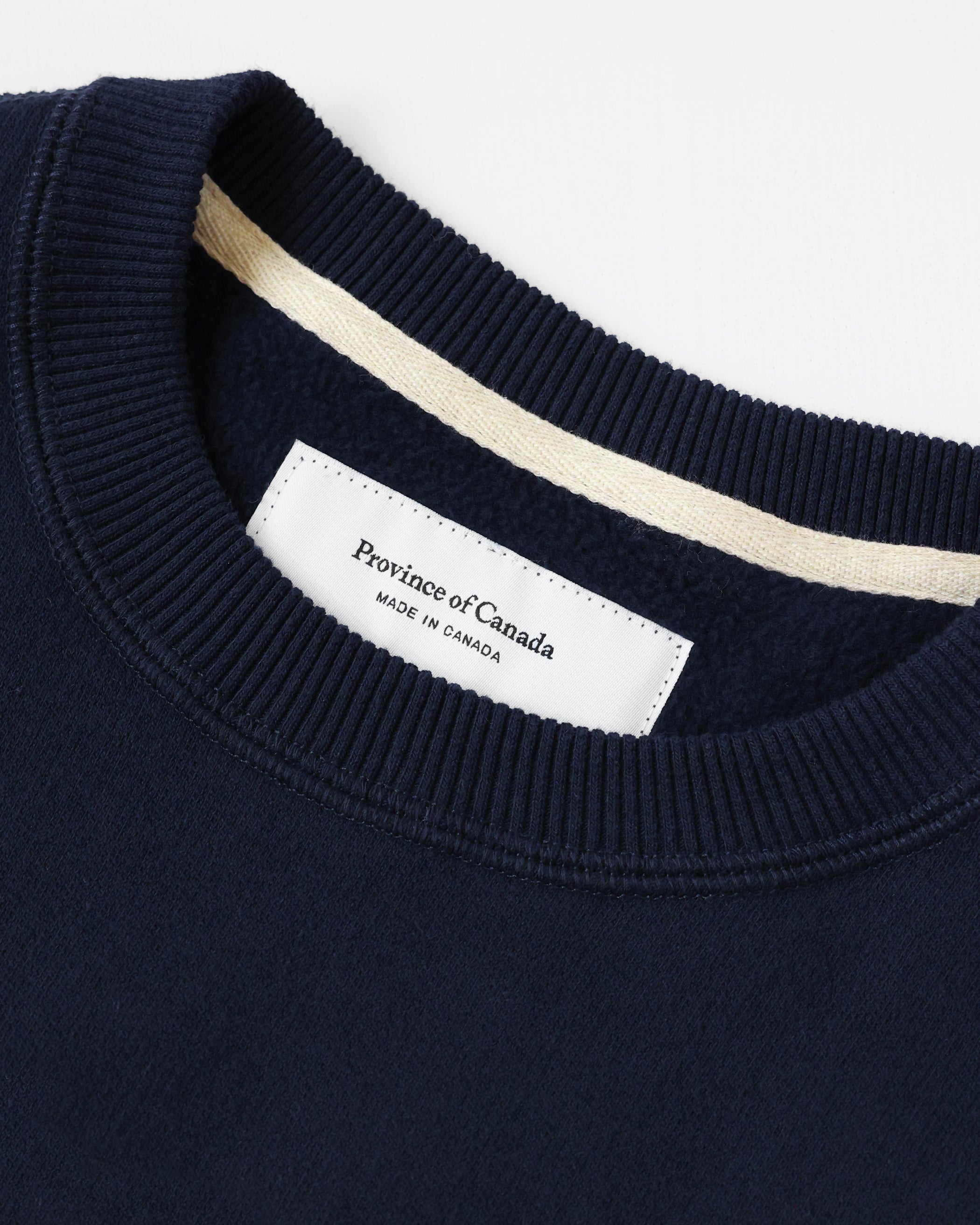 Made in Canada Prince Edward County Fleece Sweatshirt Navy - Unisex - Province of Canada