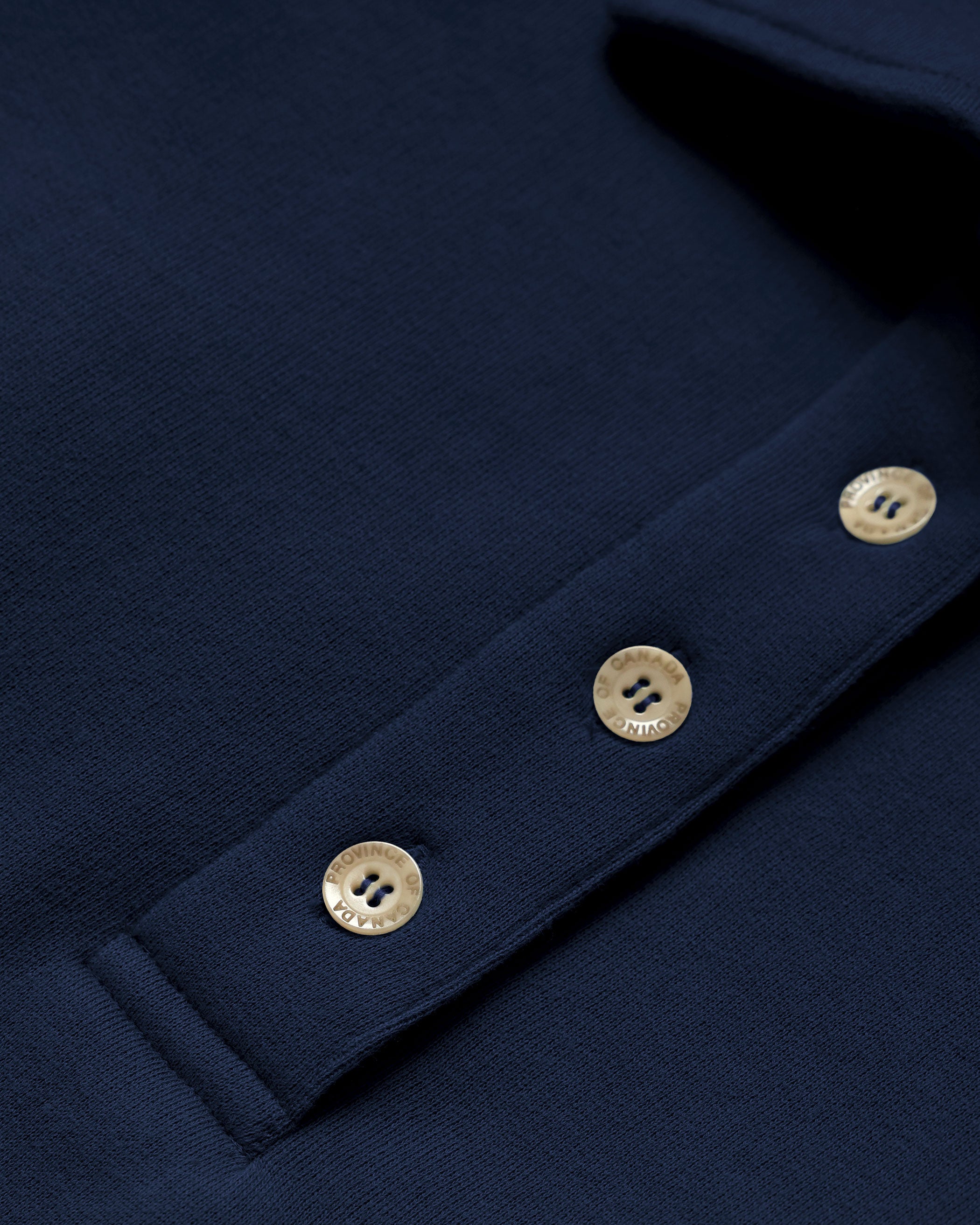 Made in Canada Fleece Sweater Dress Navy Blue - Province of Canada