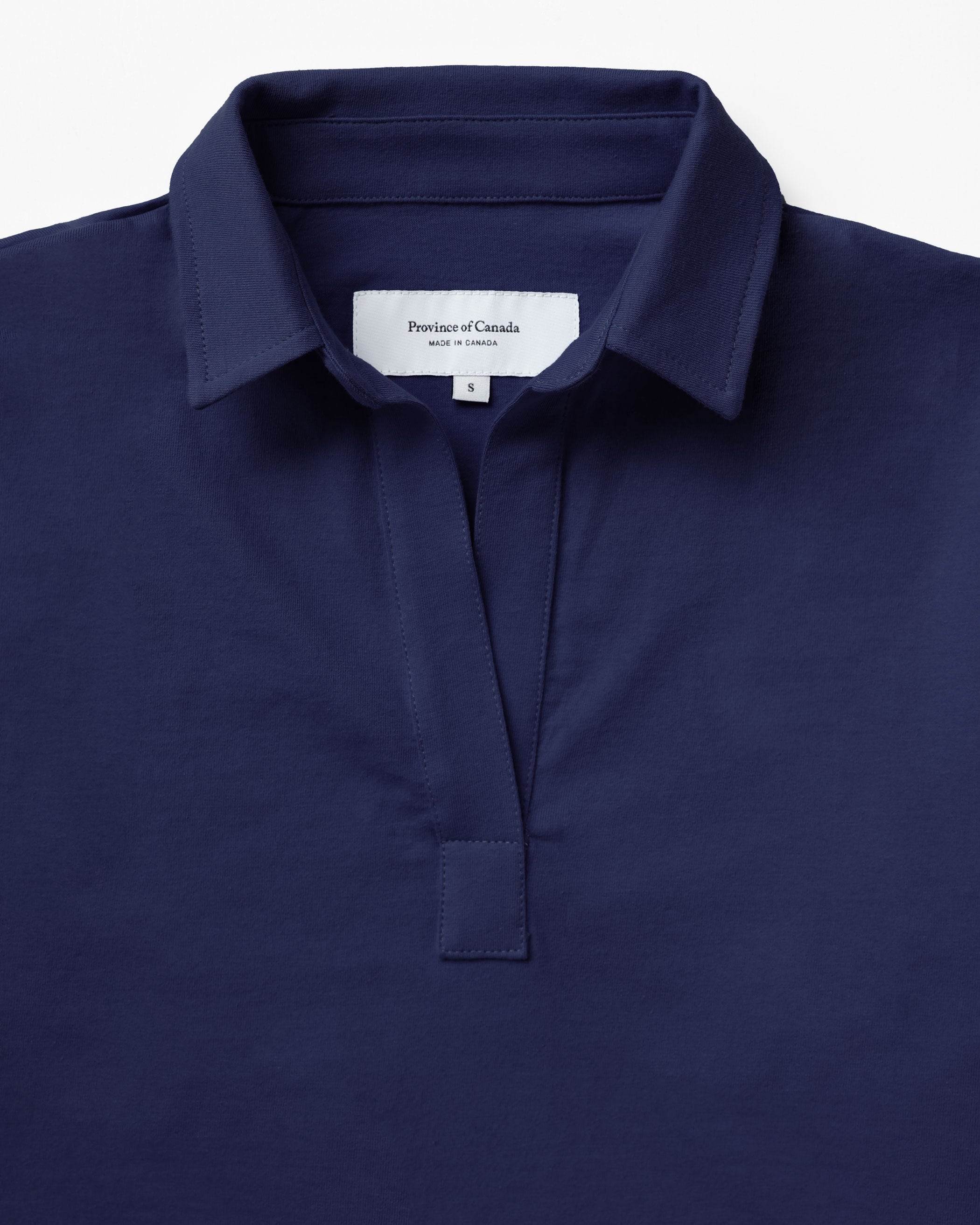 Made in Canada 100% Cotton Thursday Popover Tee Navy - Province of Canada