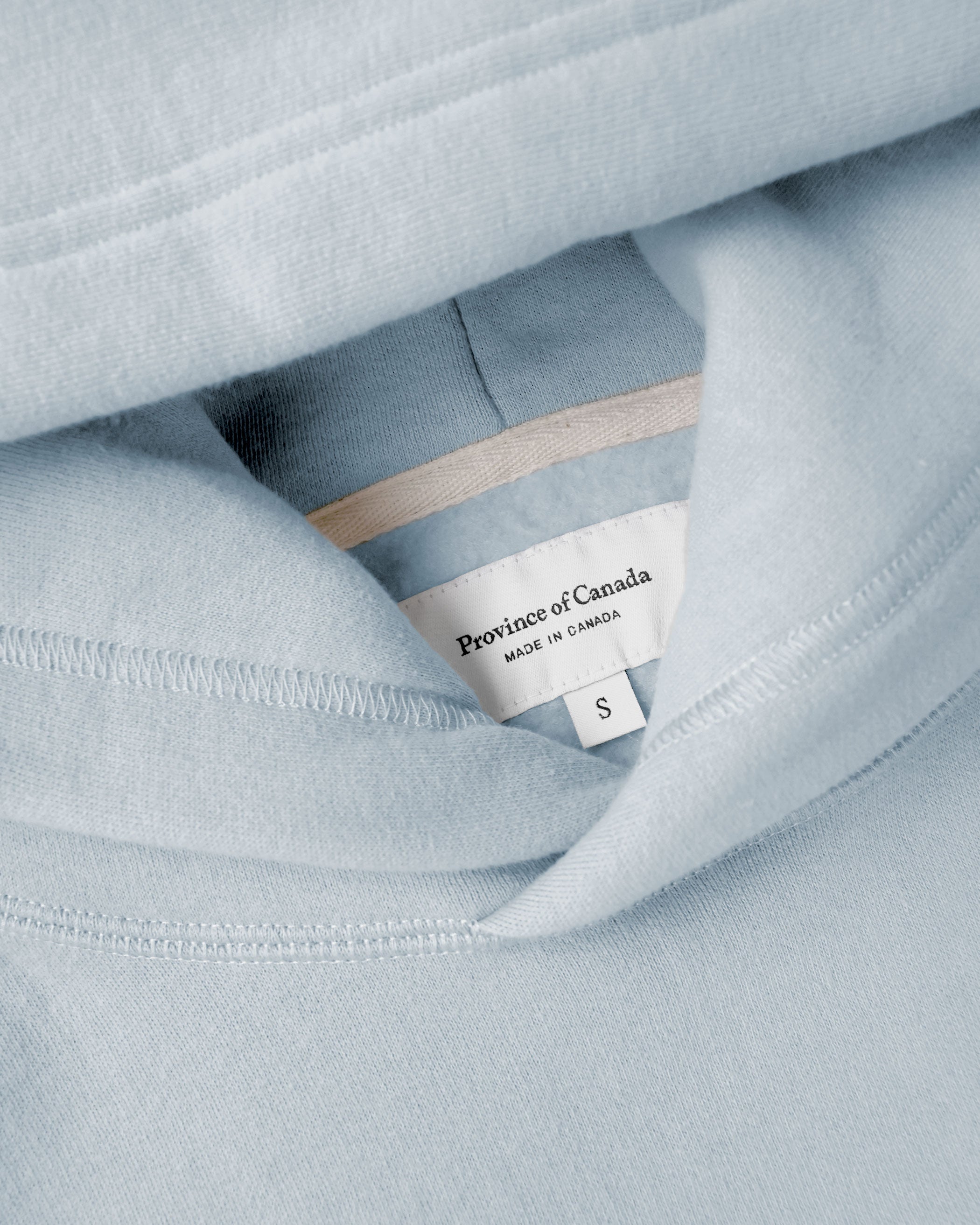 Made in Canada Flag Fleece Hoodie Blueish - Unisex - Province of Canada