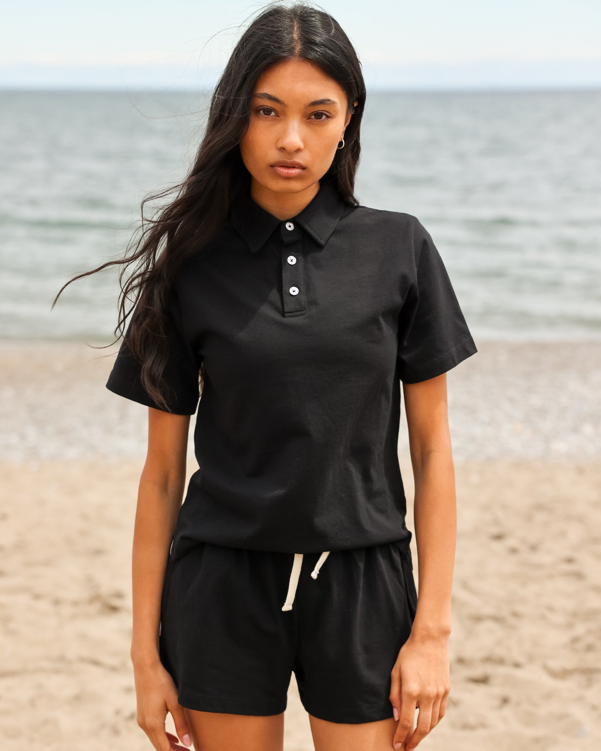 Made in Canada Sunday Polo Shirt Black - Province of Canada
