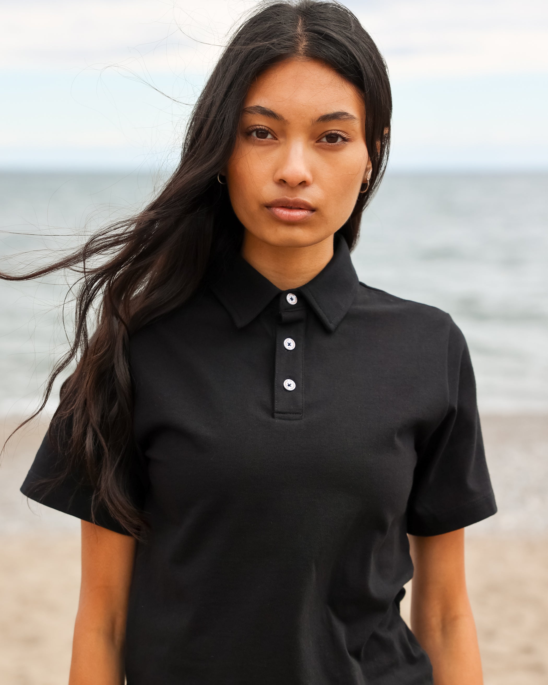 Made in Canada Sunday Polo Shirt Black - Province of Canada