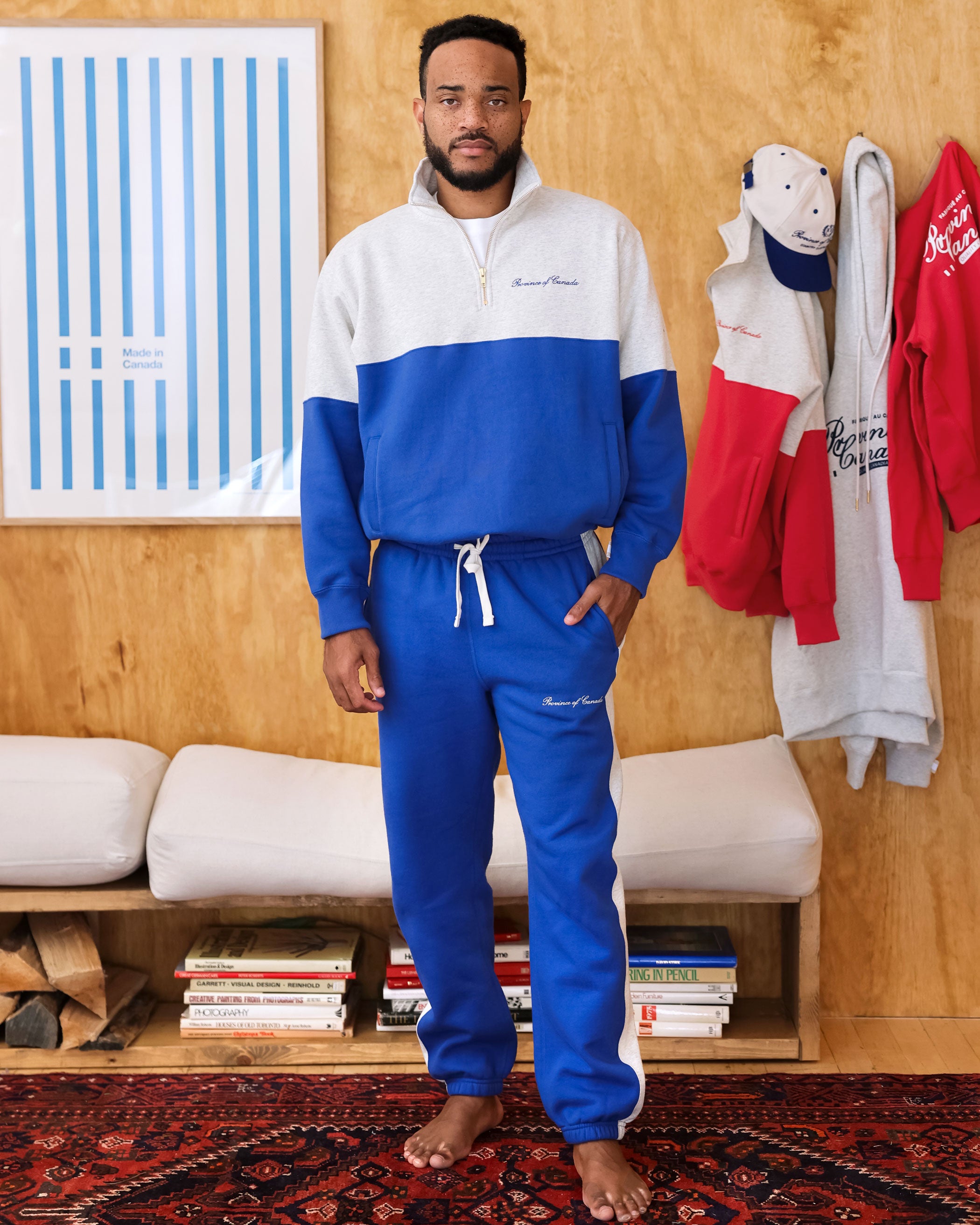 Made in Canada Club Fleece Sweatpant Royal - Unisex - Province of Canada