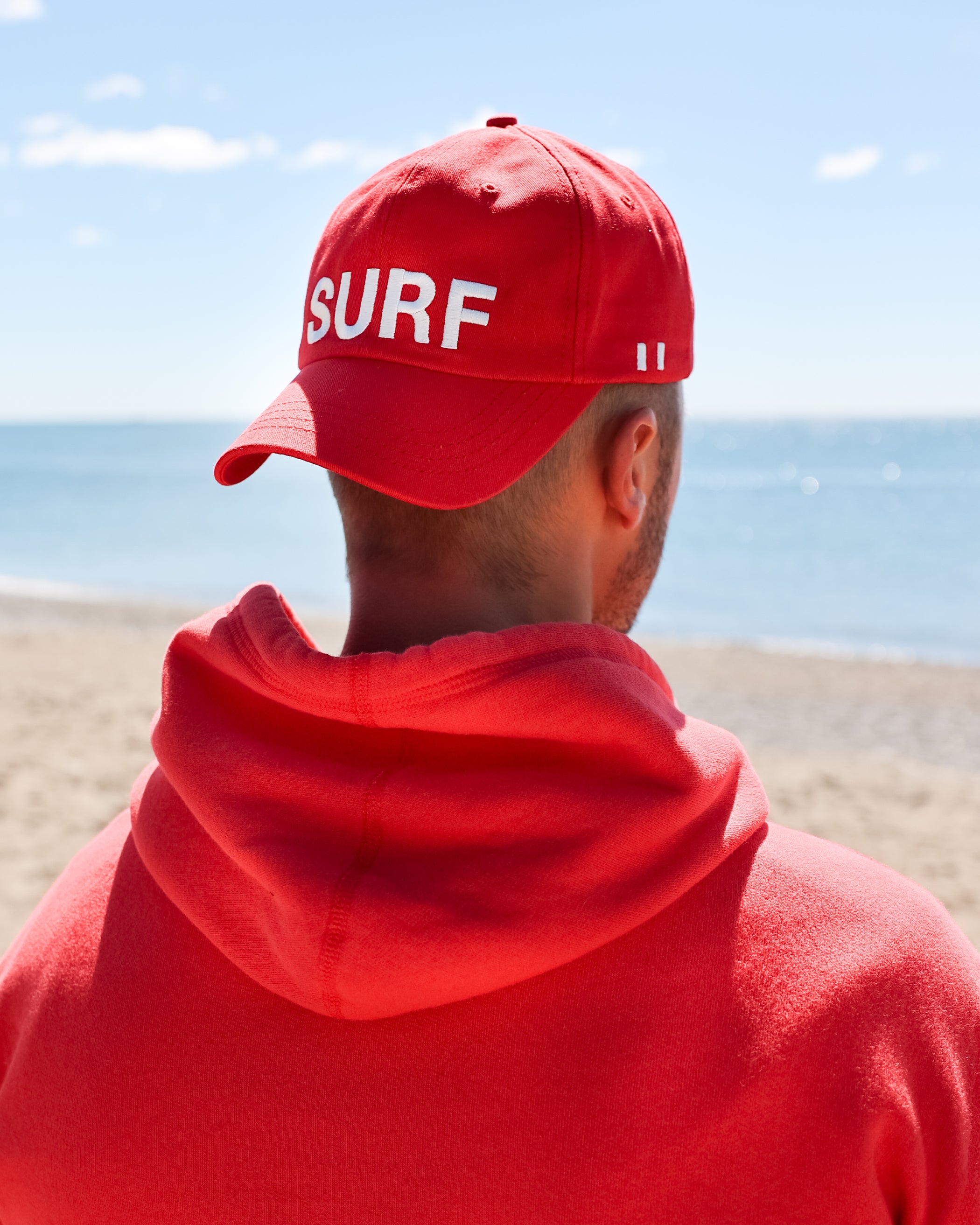 Made in Canada Red Surf Baseball Hat - Province of Canada