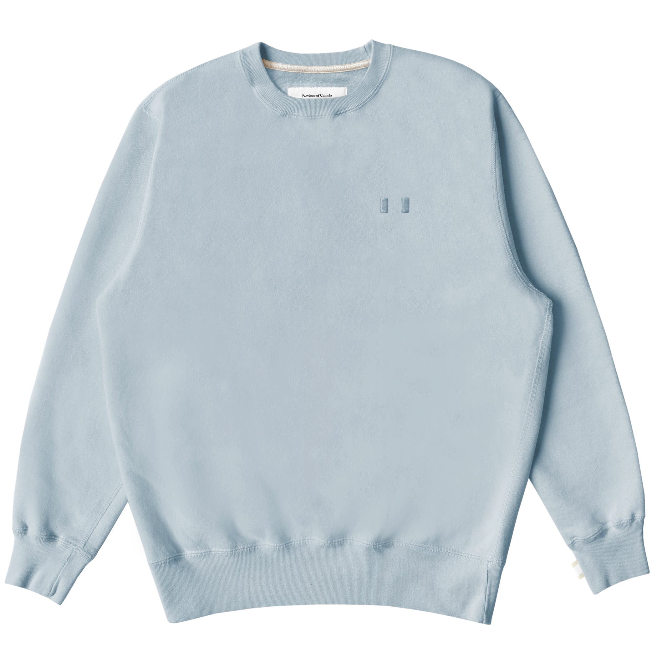 Made in Canada Flag Fleece Sweatshirt Blueish - Unisex - Province of Canada