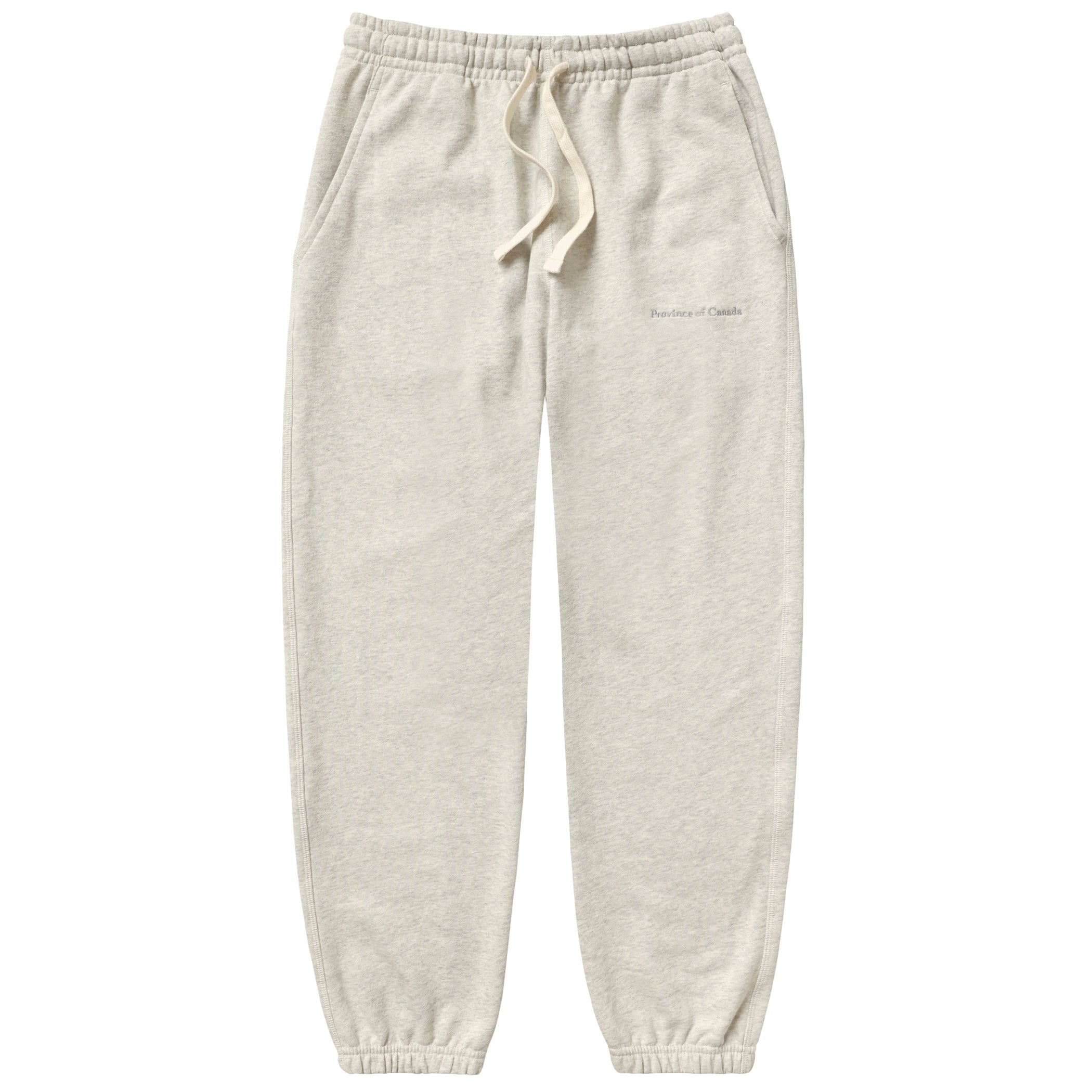 Made in Canada Relaxed French Terry Sweatpant Eggshell 100% Cotton - Unisex - Province of Canada