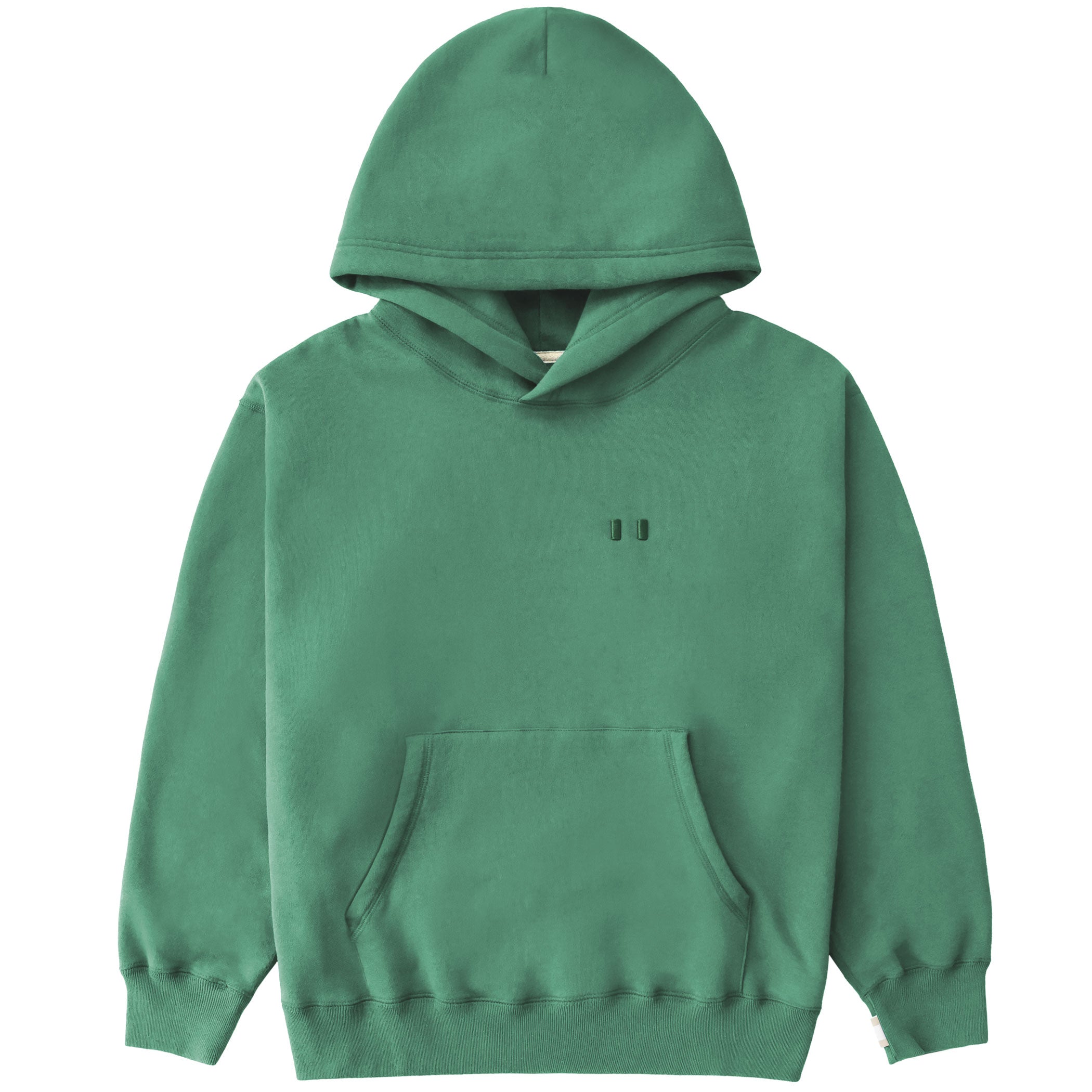 Made in Canada Flag Fleece Hoodie Green - Unisex - Province of Canada