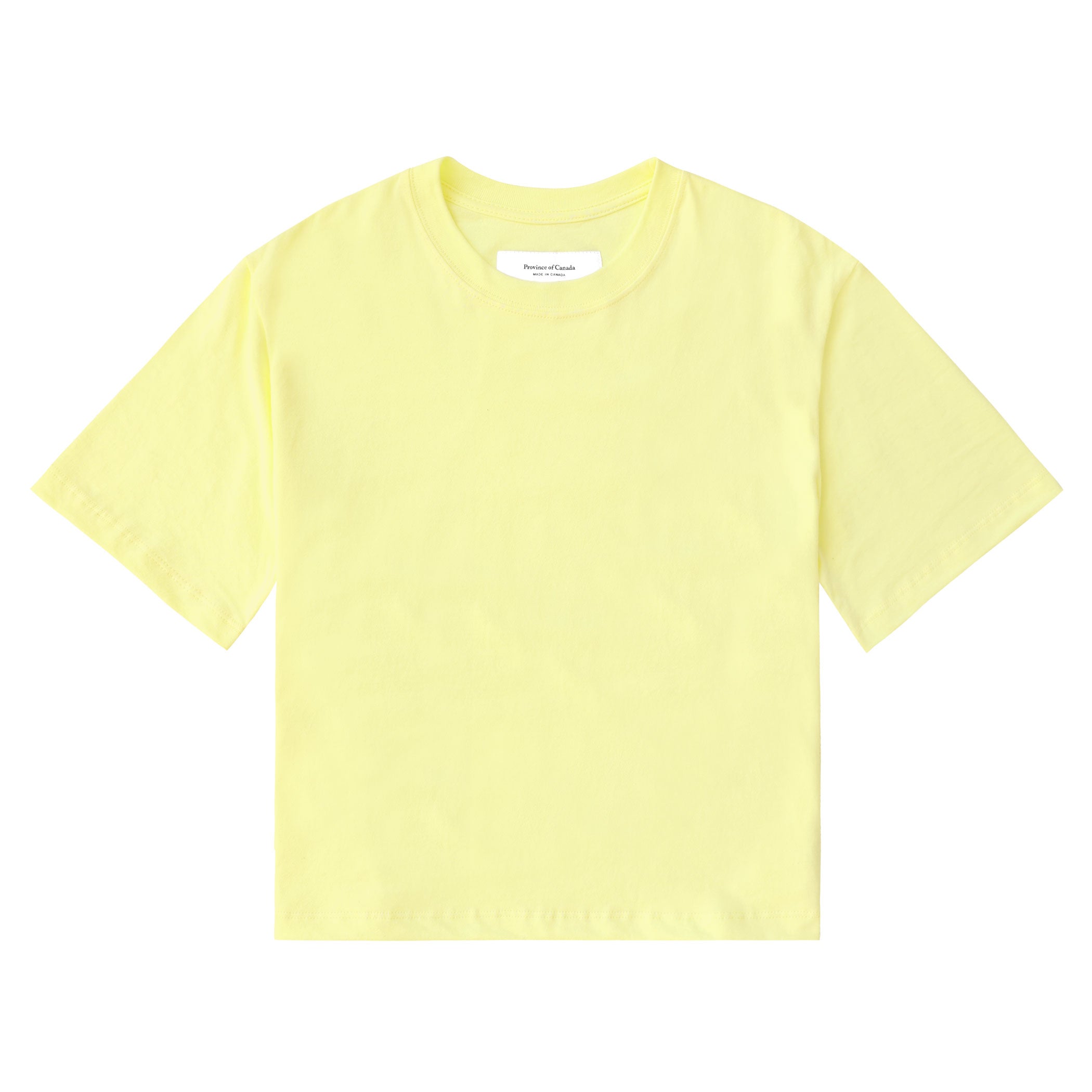 Made in Canada Monday Crop Top Lemon - Province of Canada