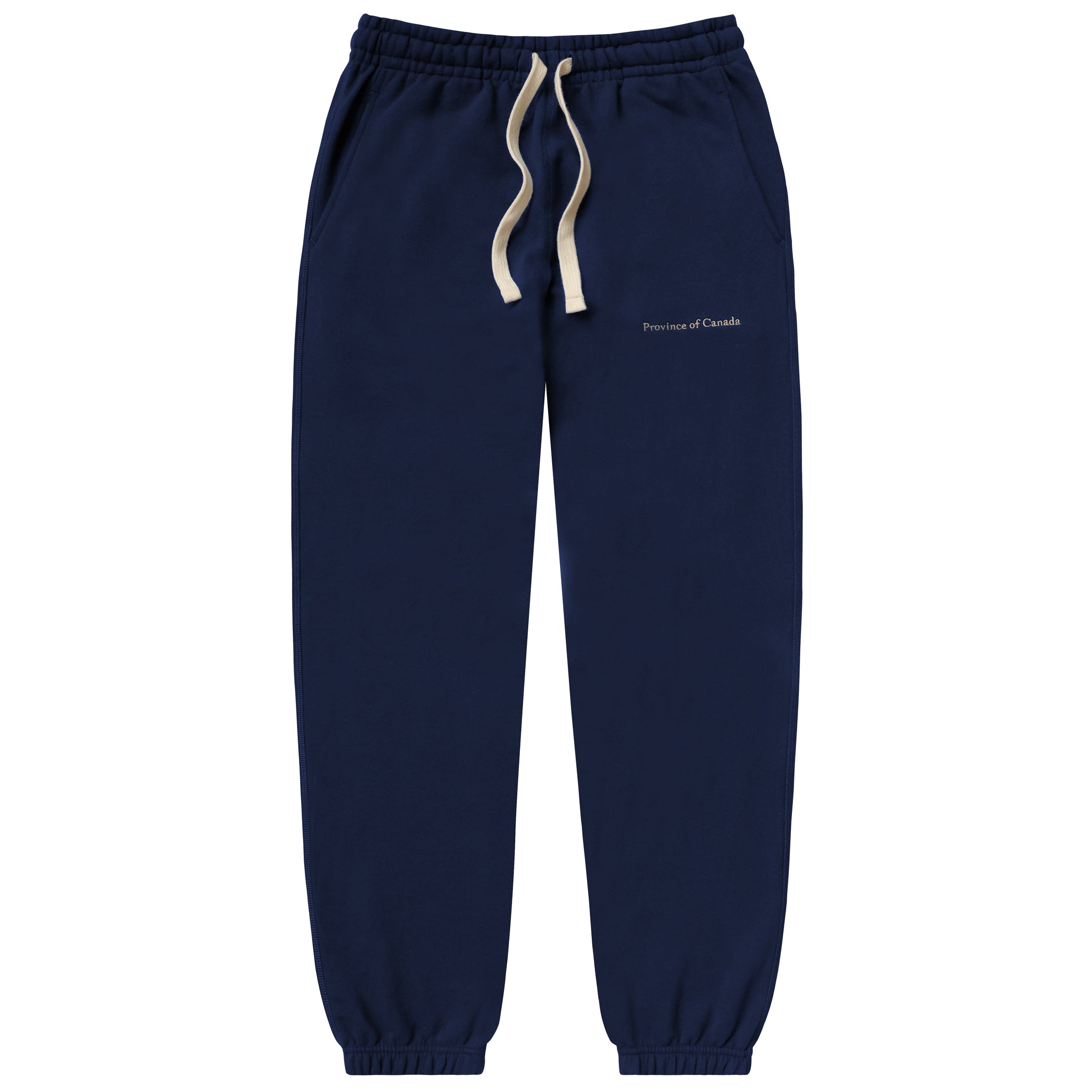Made in Canada Relaxed French Terry Sweatpant Navy 100% Cotton - Unisex - Province of Canada