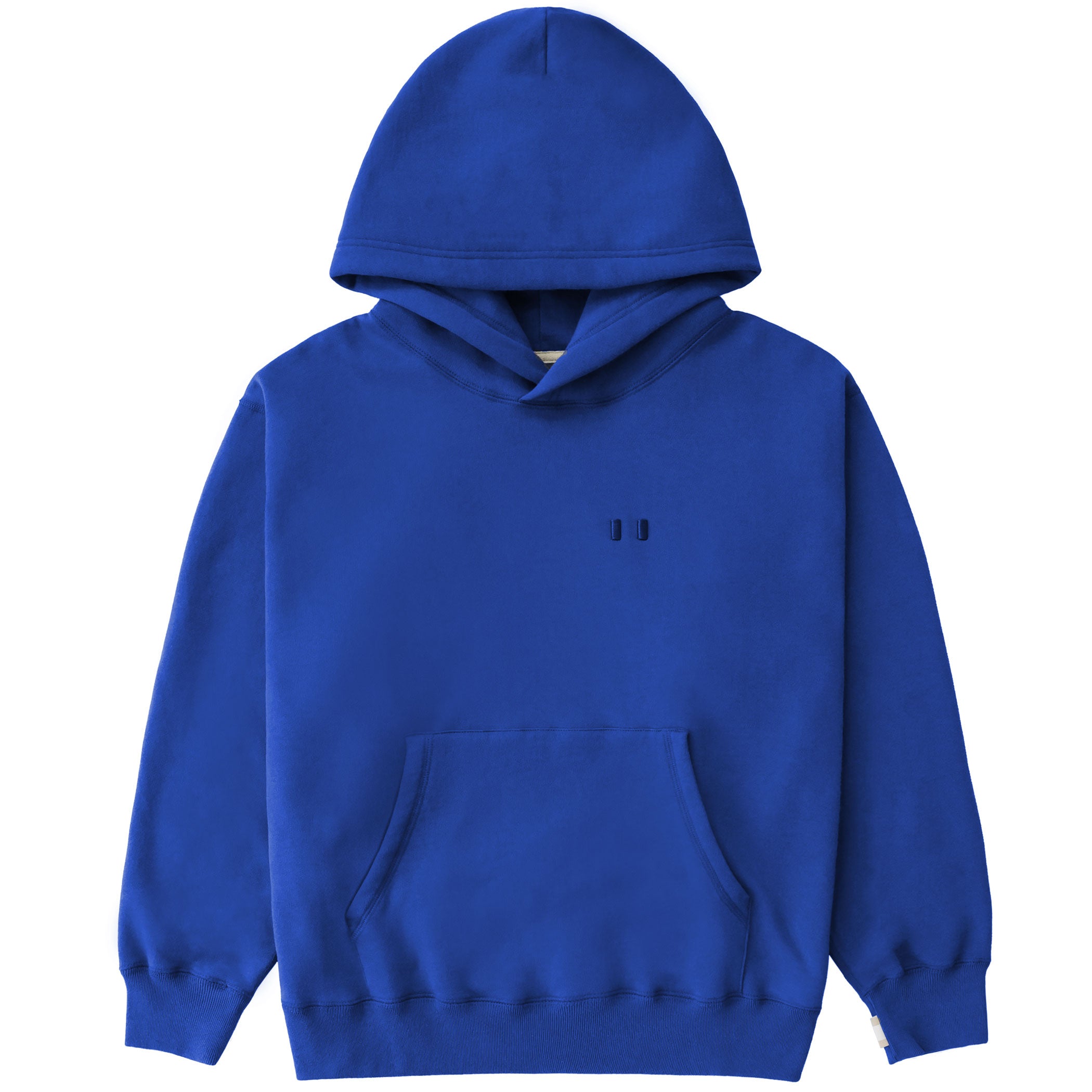 Made in Canada Flag Fleece Hoodie Royal Blue - Unisex - Province of Canada